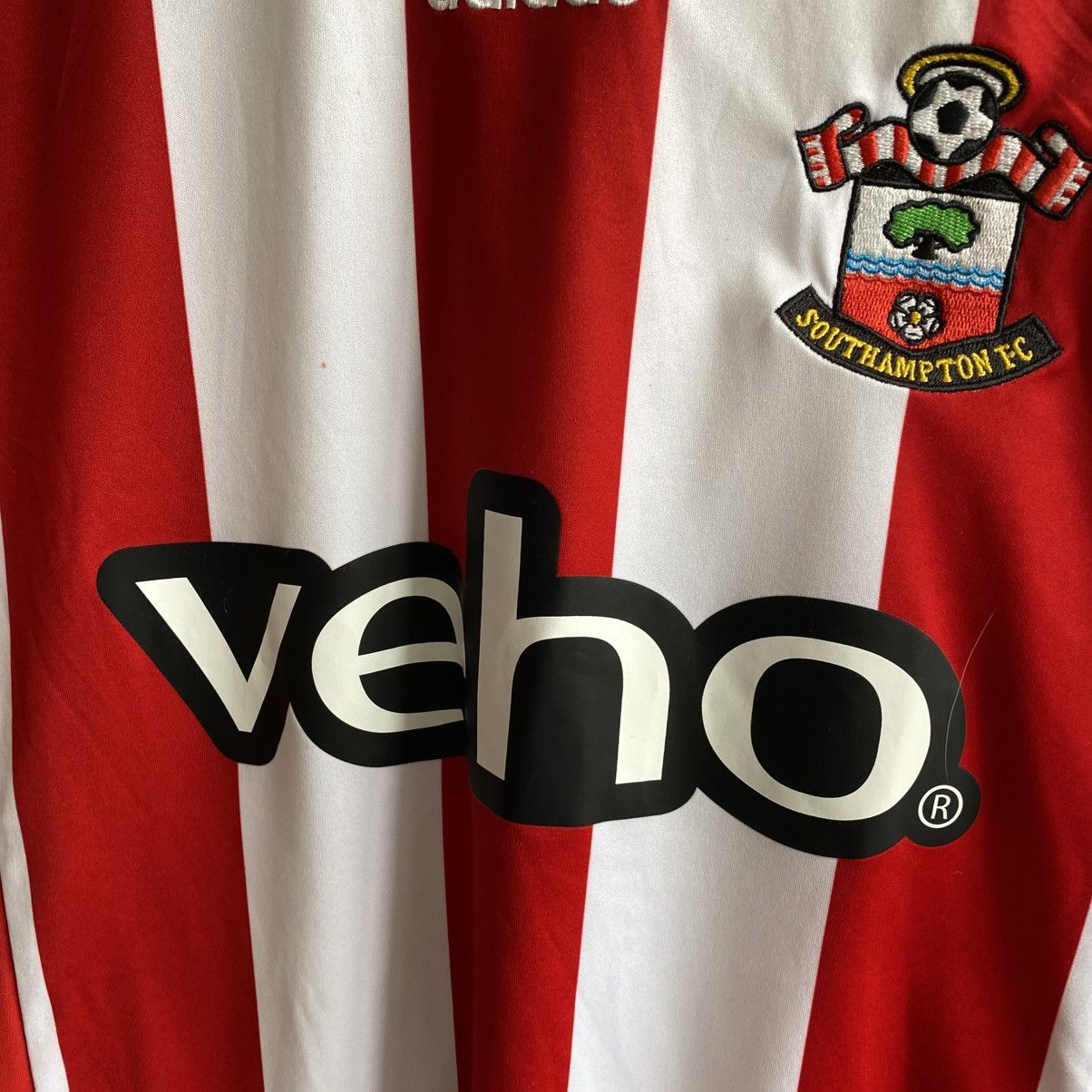 Adidas Mens Adidas Southampton 12 Shorty Player Home soccer jersey Size US S / EU 44-46 / 1 - 4 Thumbnail