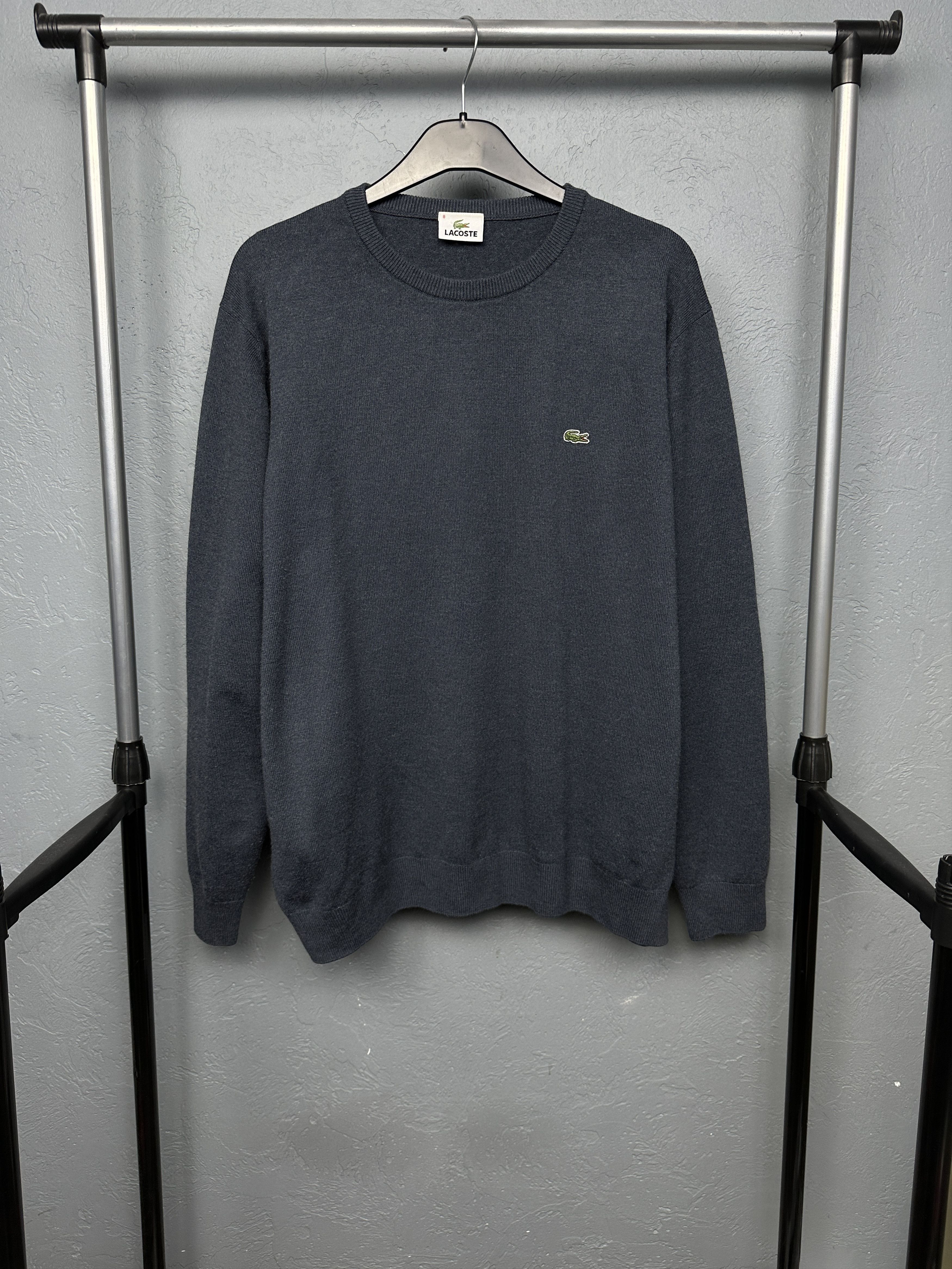 Lacoste Lacoste Mens Wool Acrylic Crew Neck Sweater Size US XXL / EU 58 / 5 - 1 Thumbnail