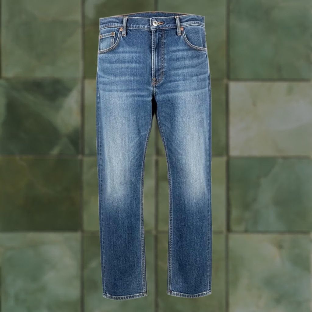 Levi's Levis 505 Jeans Mens 36x30 Blue Light Wash Straight Denim Zip Fly Regular Fit Size US 36 / EU 52 - 1 Thumbnail