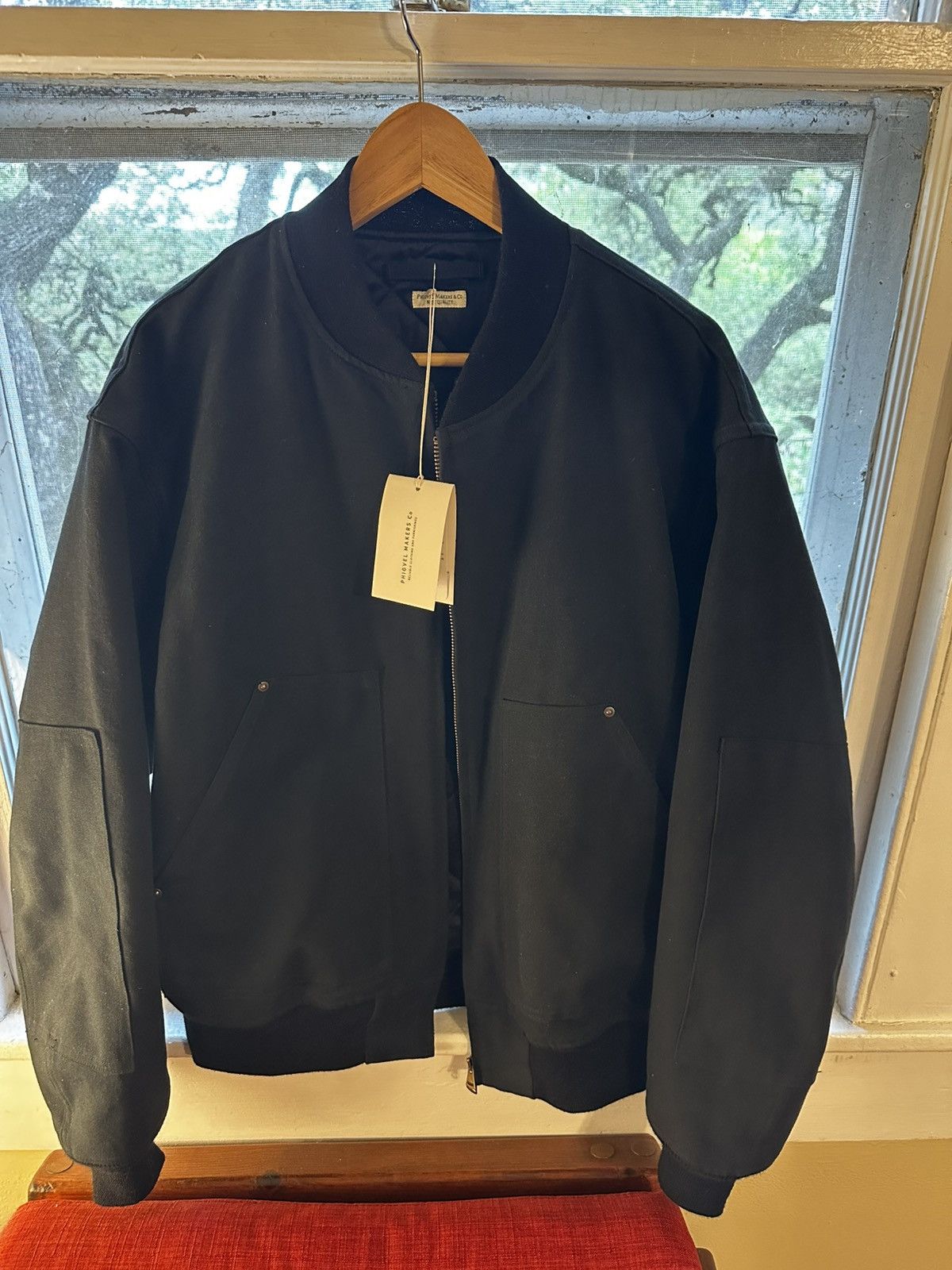 PHIGVEL MAKERS & Co. Duck Cloth Workaday Blouson Ink Black Size US L / EU 52-54 / 3 - 1 Thumbnail