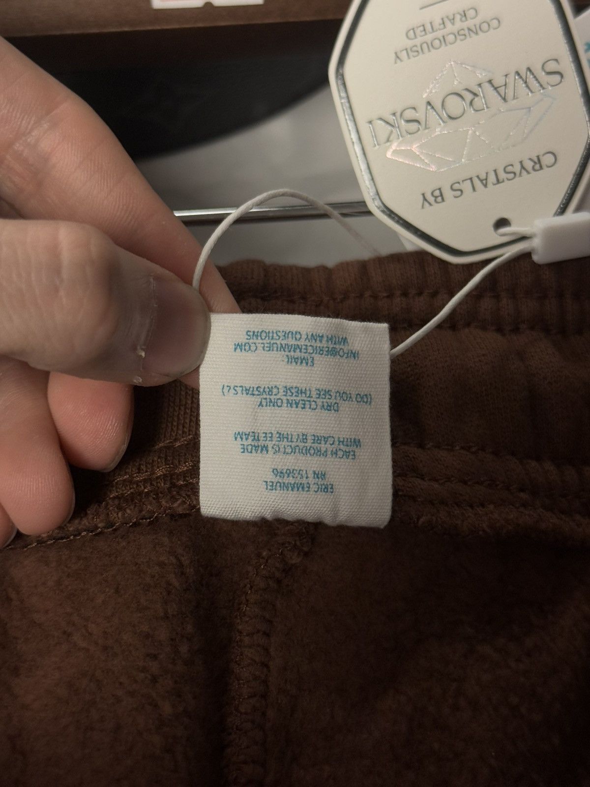 Eric Emanuel × Swarovski Eric Emanuel x Swarovski Sweatpants Size Large (NEW) RARE Size US 33 - 7 Thumbnail