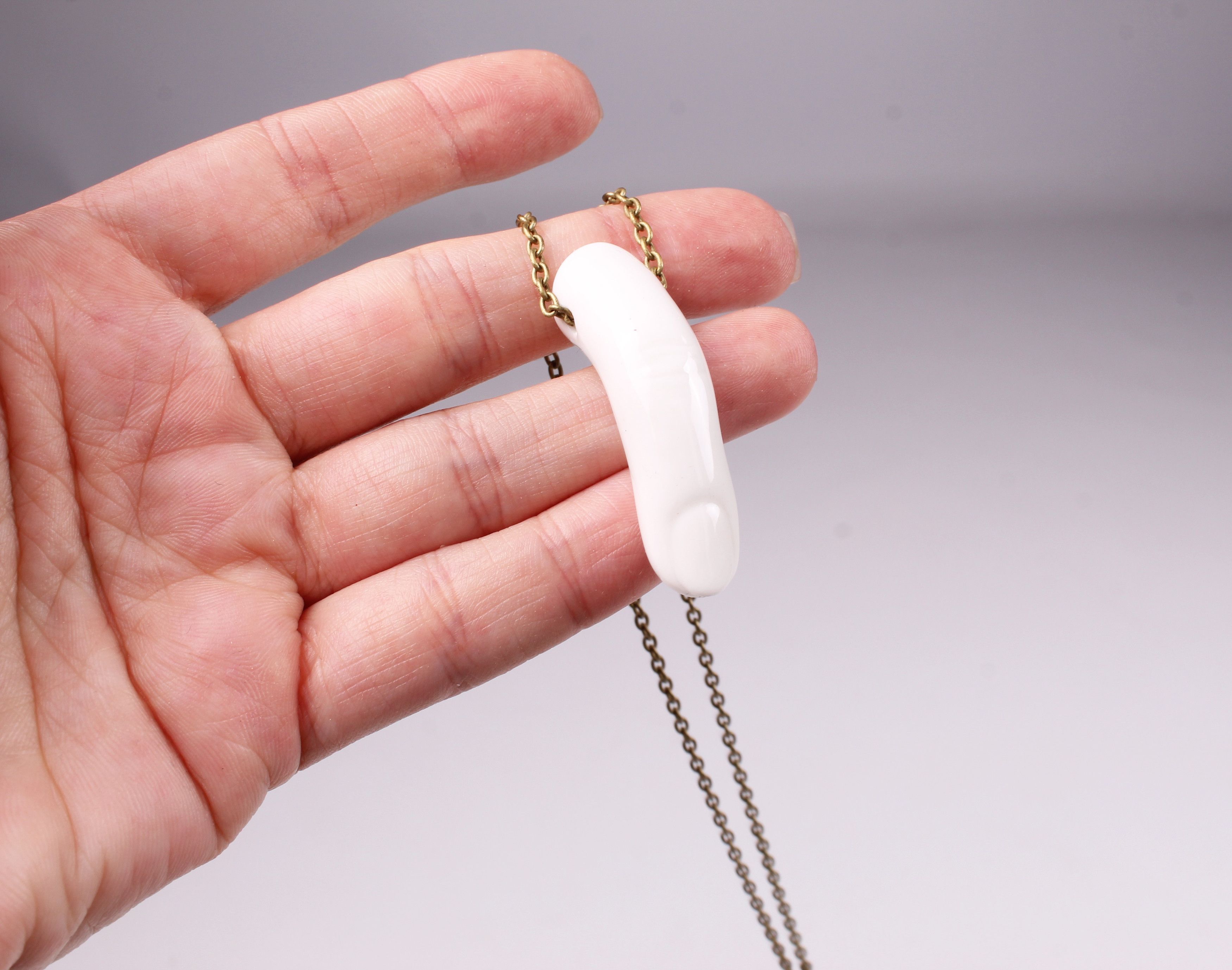 Other Les Nereides N2 White Finger Necklaces Size ONE SIZE - 3 Thumbnail