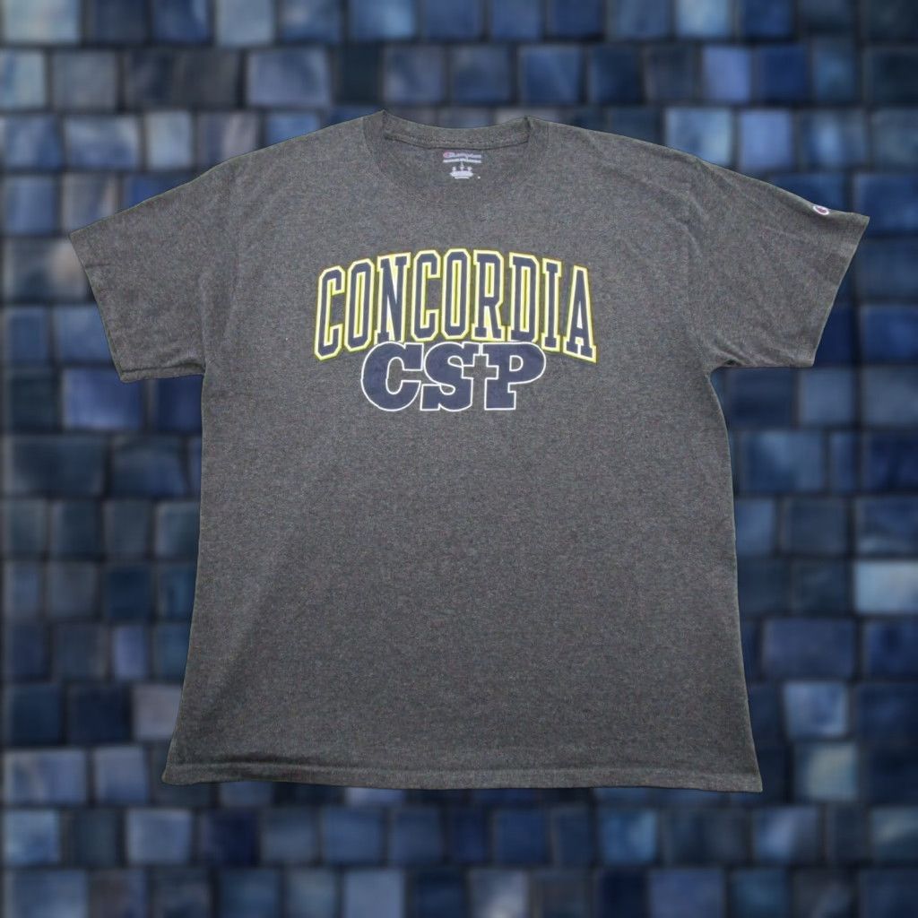 Champion Concordia University St Paul Spell Out T-Shirt Men's L School Multicolor Champion T-Shirt Men Shirt Size US L / EU 52-54 / 3 - 1 Thumbnail