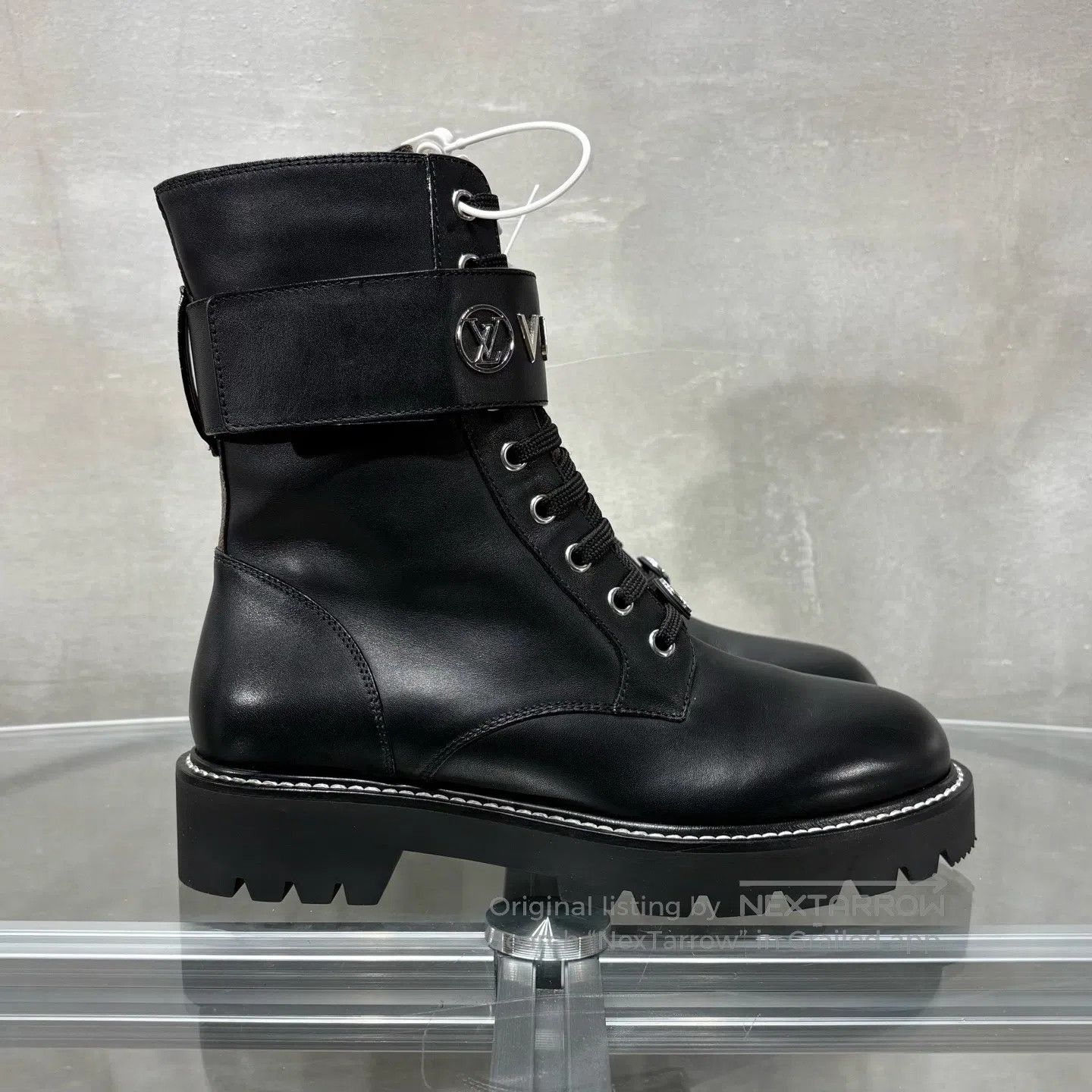 Louis Vuitton Louis Vuitton Territory Black logo Martin boots Size US 7.5 / IT 37.5 - 4 Thumbnail