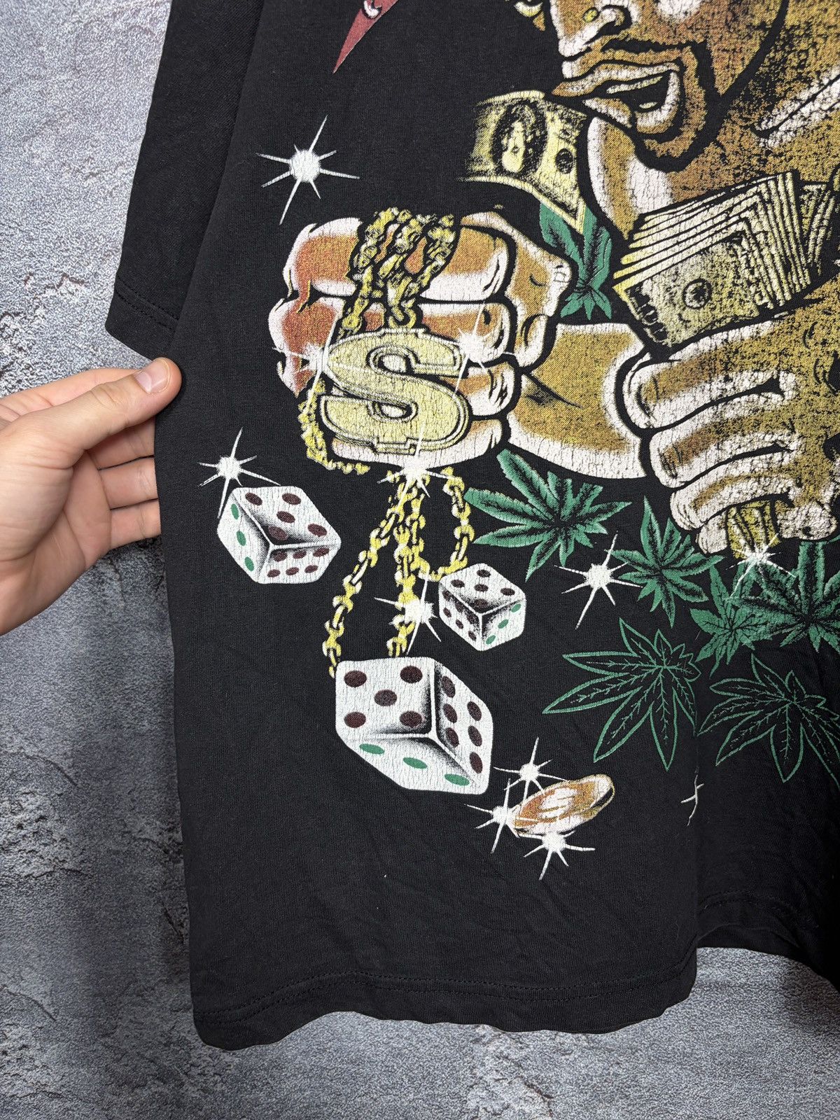 Band Tees Vintage 2pac Tupac Shakur Cannabis Band Rap T-shirt Tee Size US XL / EU 56 / 4 - 6 Thumbnail