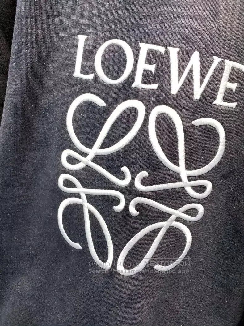 Loewe LOEWE Black embroidered logo sweatshirt, size M Size M / US 6-8 / IT 42-44 - 7 Thumbnail