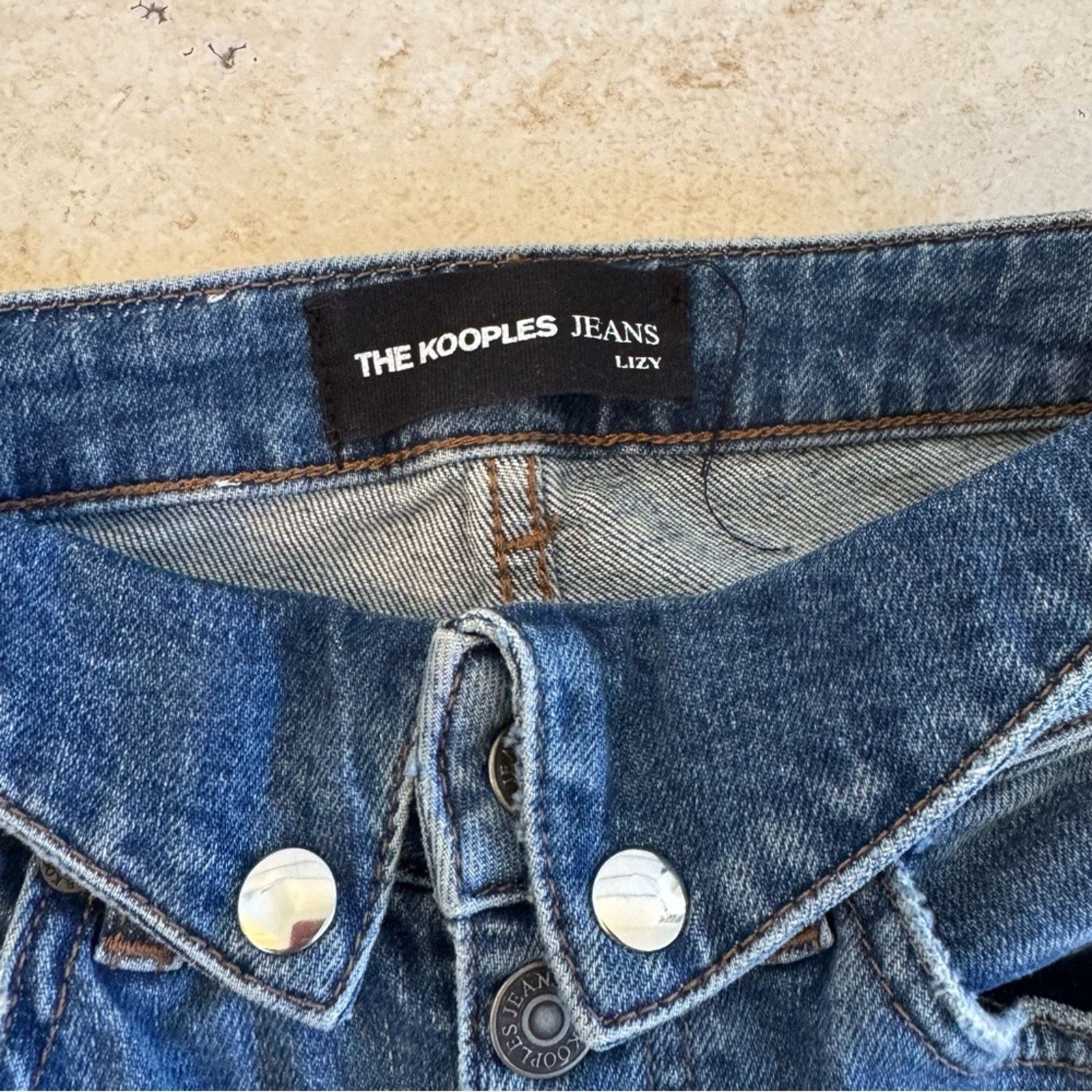 The Kooples The Kooples Jeans, Size 25, High Rise, Blue Size 24" / US 00 / IT 34 - 4 Thumbnail