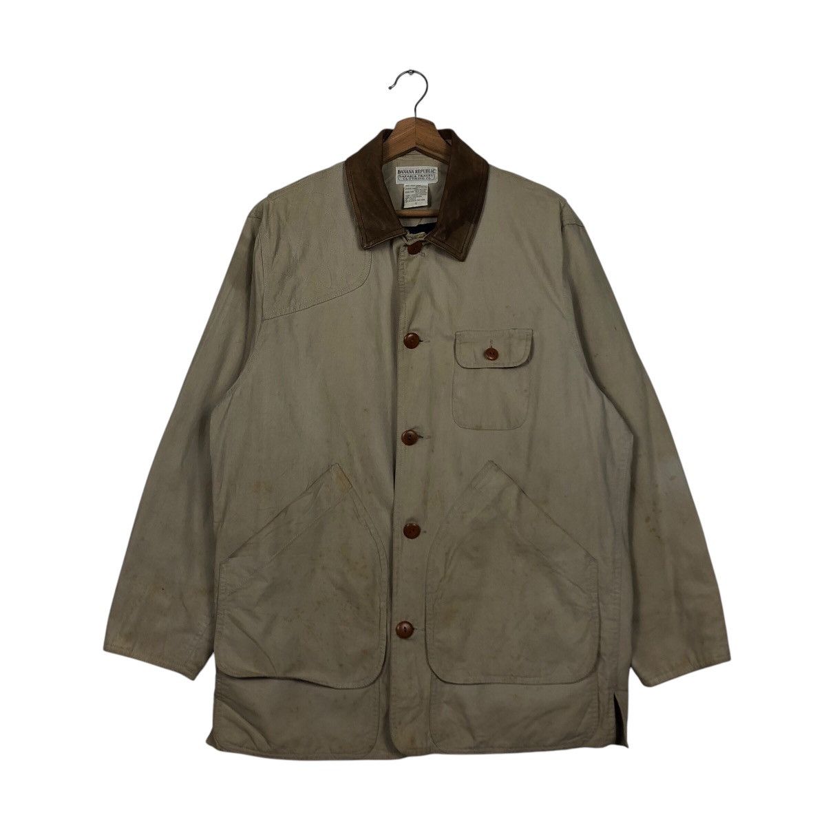 Japanese Brand 📌Vintage Chore Jacket Duck Canvas Banan Republic Blaket Size US S / EU 44-46 / 1 - 2 Thumbnail