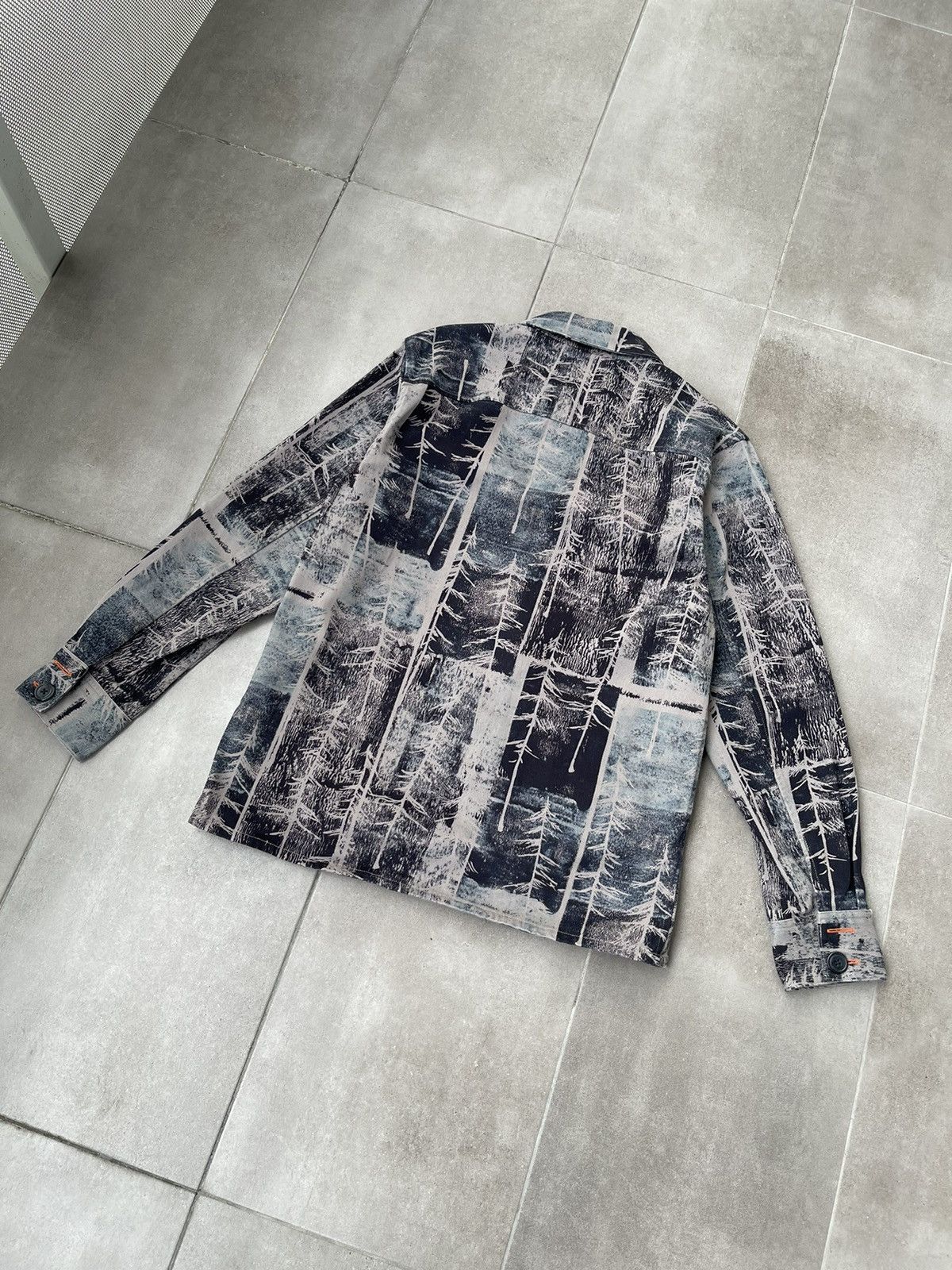 Paul Smith !DS! FW22 Paul Smith Grey Forest Summer Overshirt Jacket Size US M / EU 48-50 / 2 - 14 Thumbnail