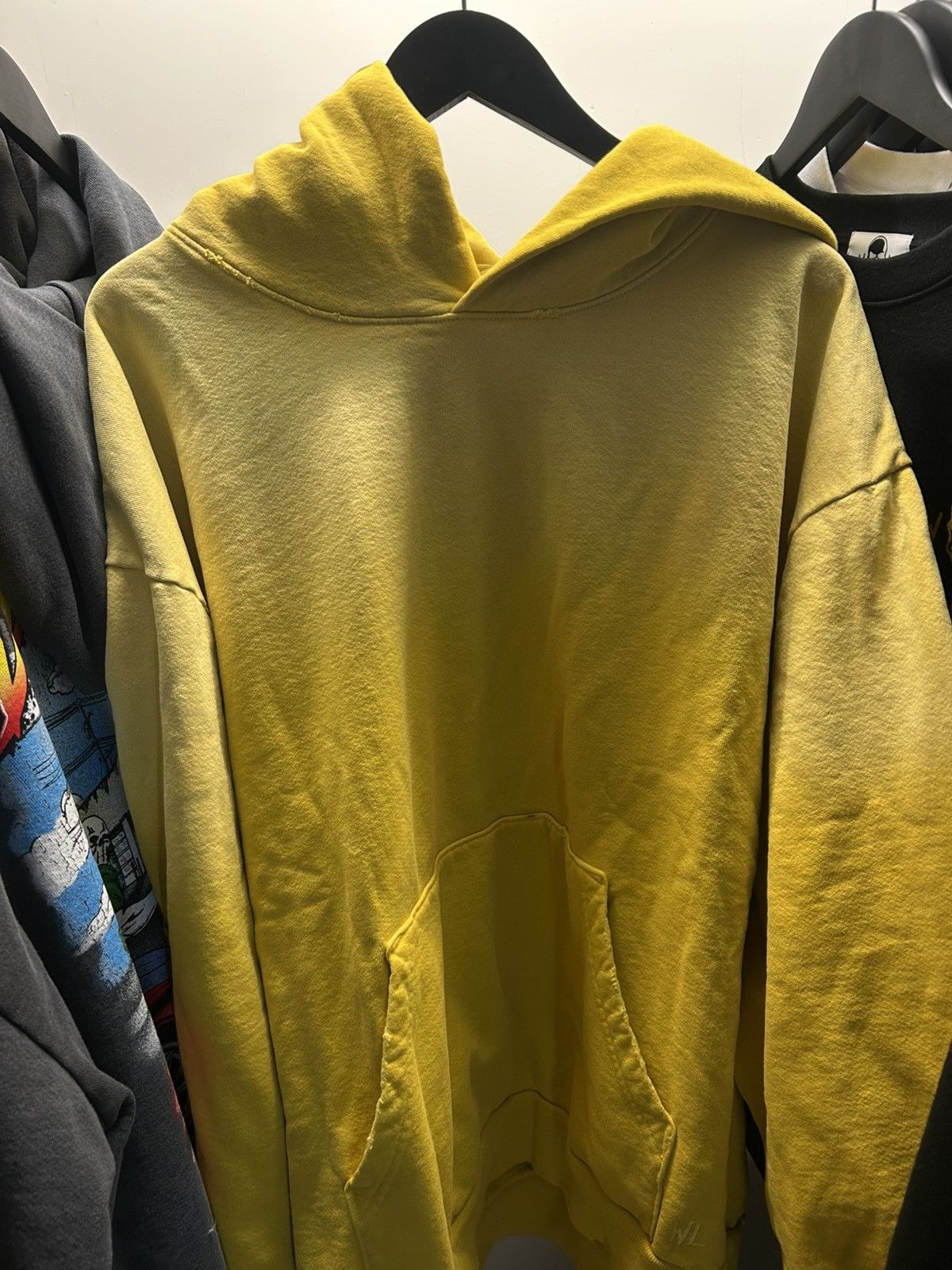 Warren Lotas Warren Lotas Pistol Crew Yellow Hoodie Size US XXL / EU 58 / 5 - 2 Thumbnail