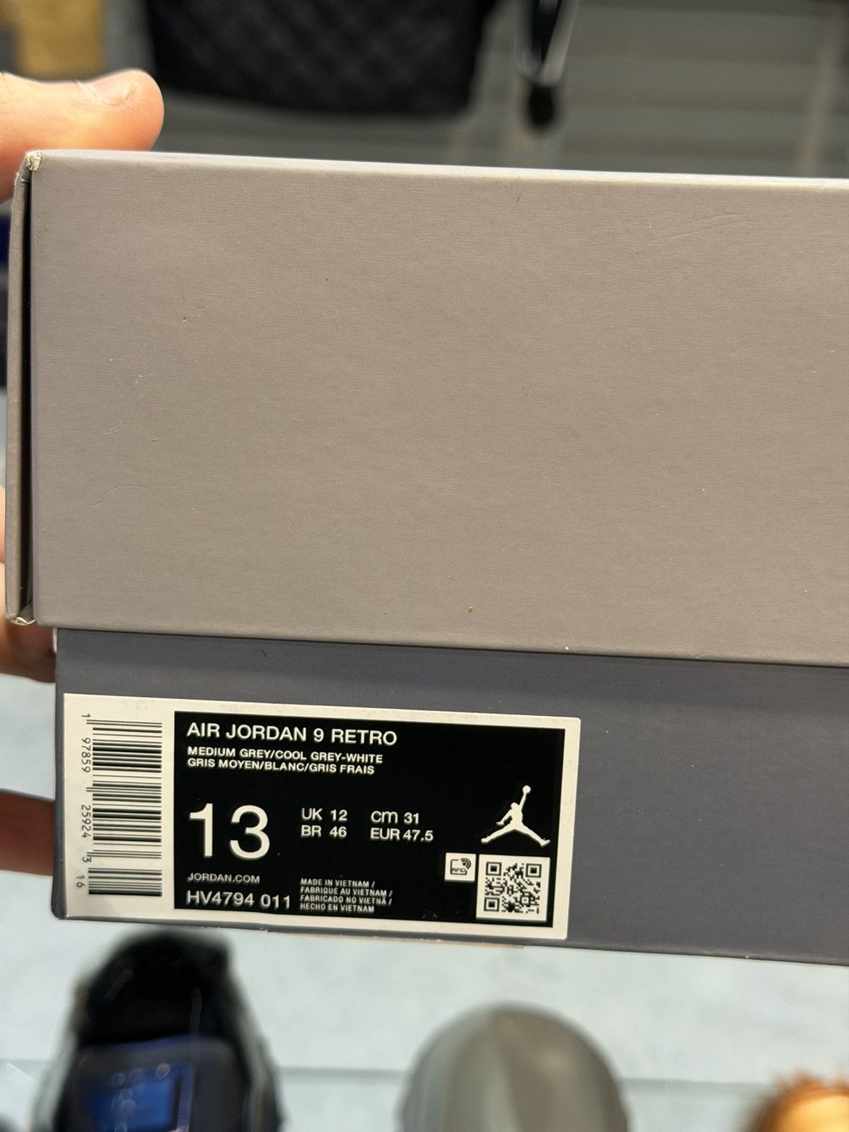 Jordan Brand Size 13 - Jordan 9 Retro Cool Grey (2025) Size US 13 / EU 46 - 10 Thumbnail