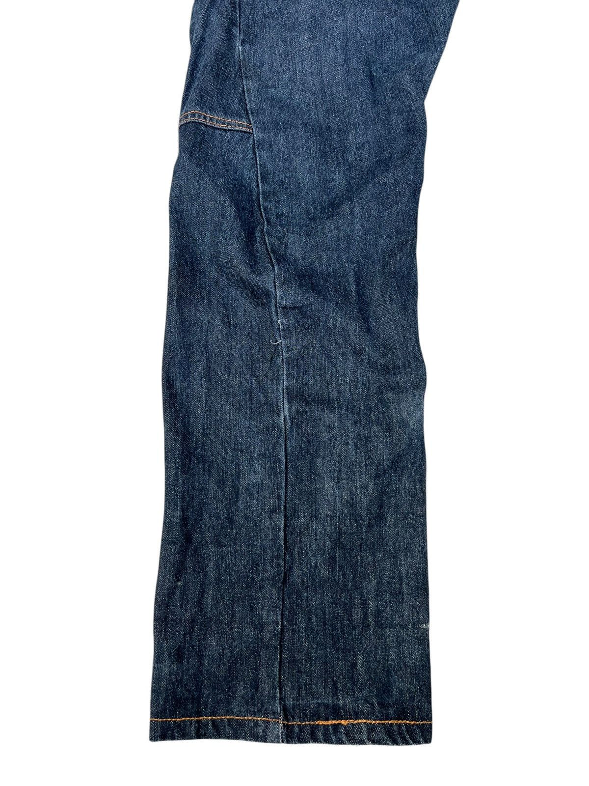 Vintage Double Waist Nylaus Clothing Japan Twisted Leg Denim Jeans Size US 31 - 7 Thumbnail