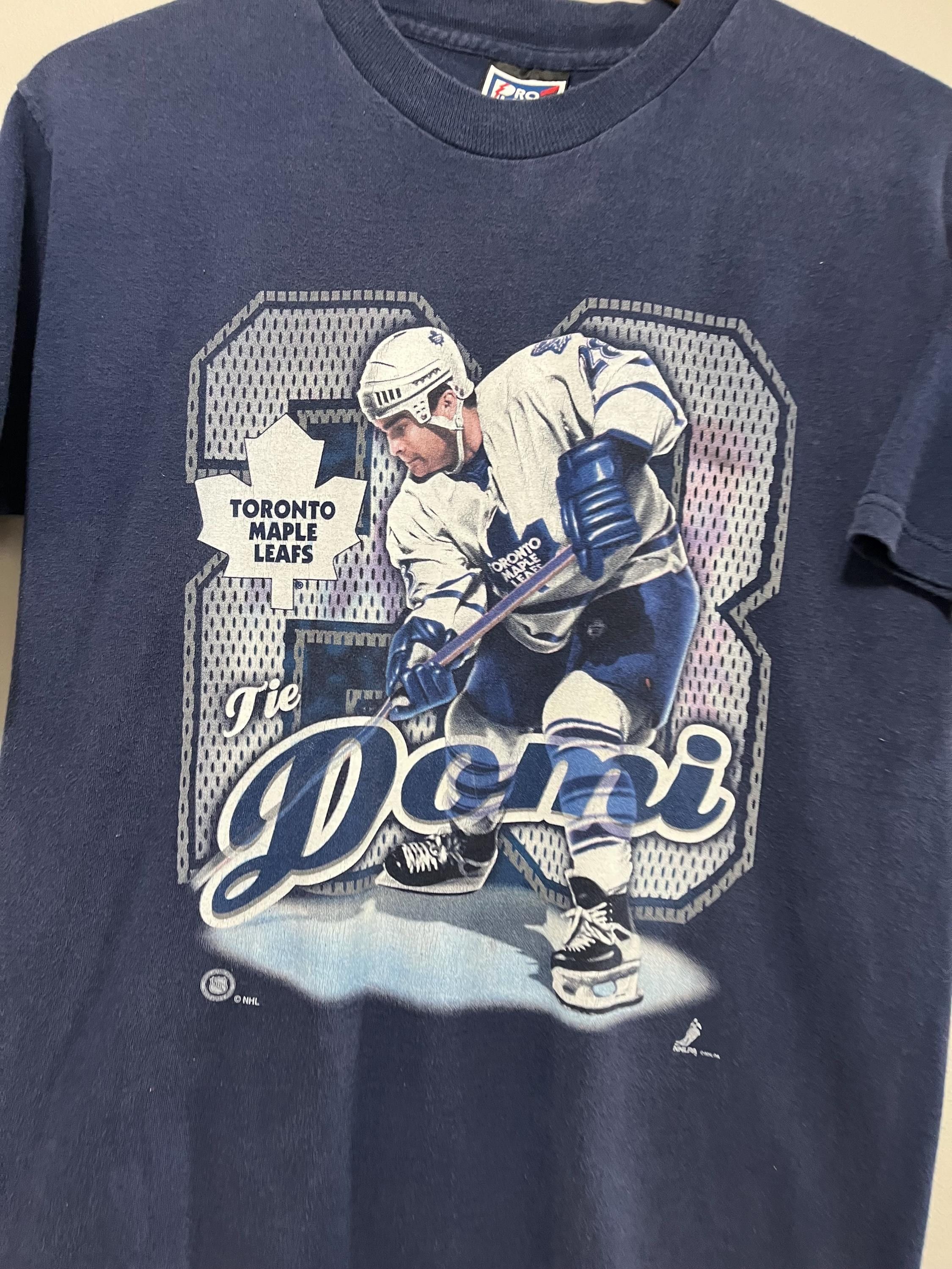 NHL × Vintage Vintage Tie Domi Toronto Maple Leafs NHL T-shirt Size US M / EU 48-50 / 2 - 2 Thumbnail