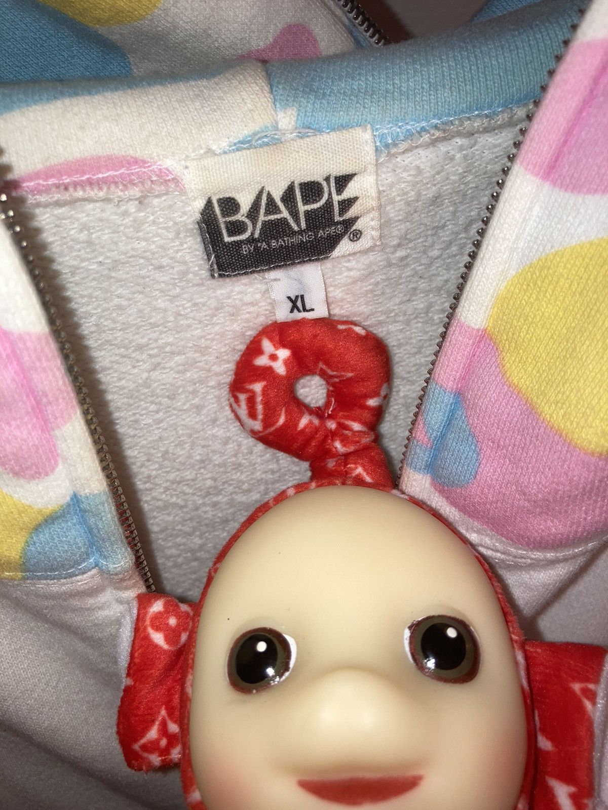 Bape × Nigo Cotton Candy Full Zip Hoodie Size US XL / EU 56 / 4 - 3 Thumbnail