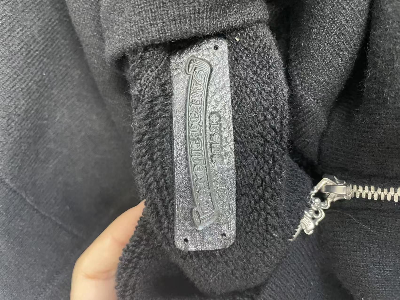 Chrome Hearts Chrome Hearts Cashmere Embroidered Floral Sleeve Hoodie Size S / US 4 / IT 40 - 6 Thumbnail