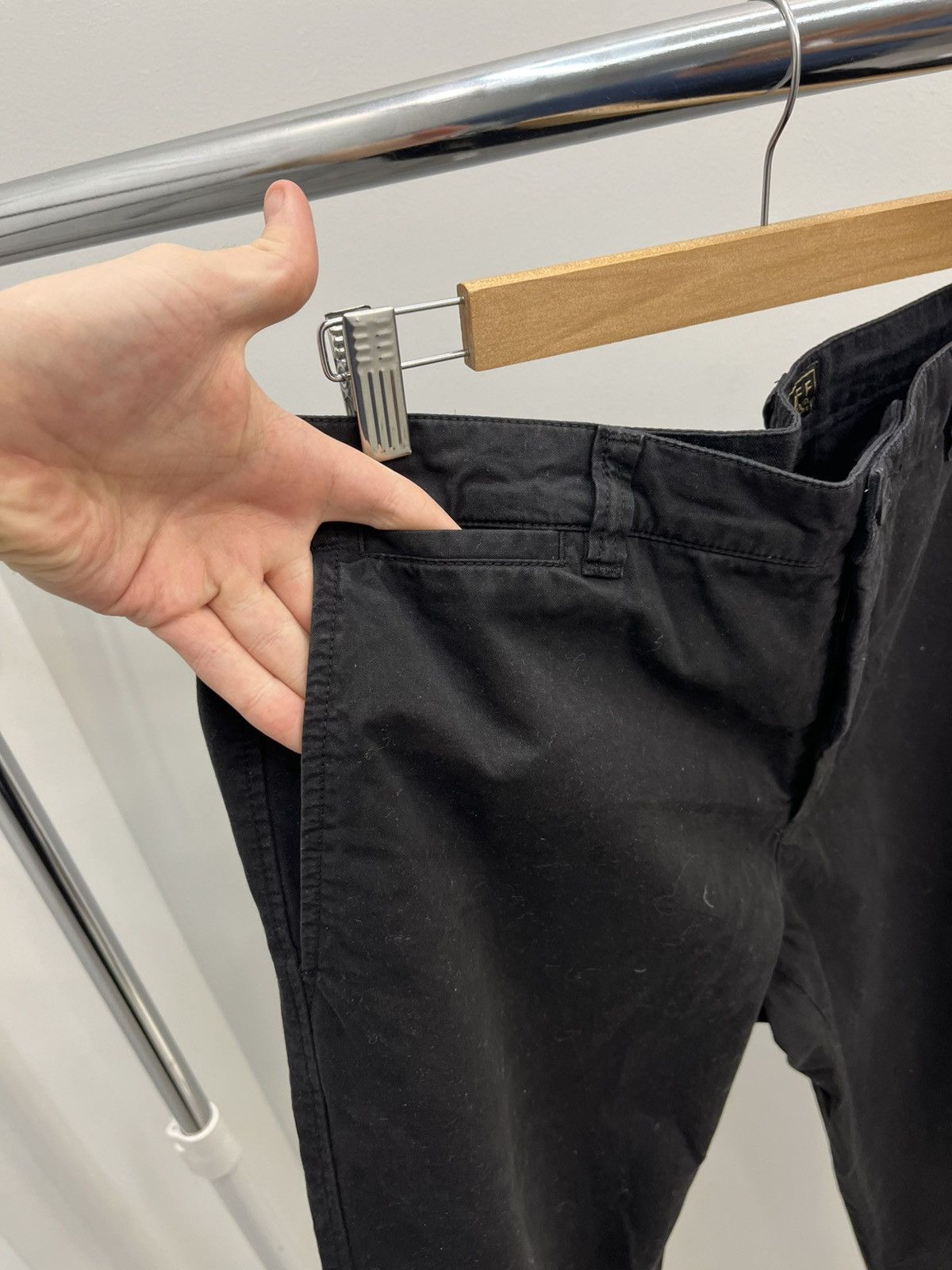 Belstaff Belstaff Gold Black Chino Cotton Pants Size US 36 / EU 52 - 6 Thumbnail