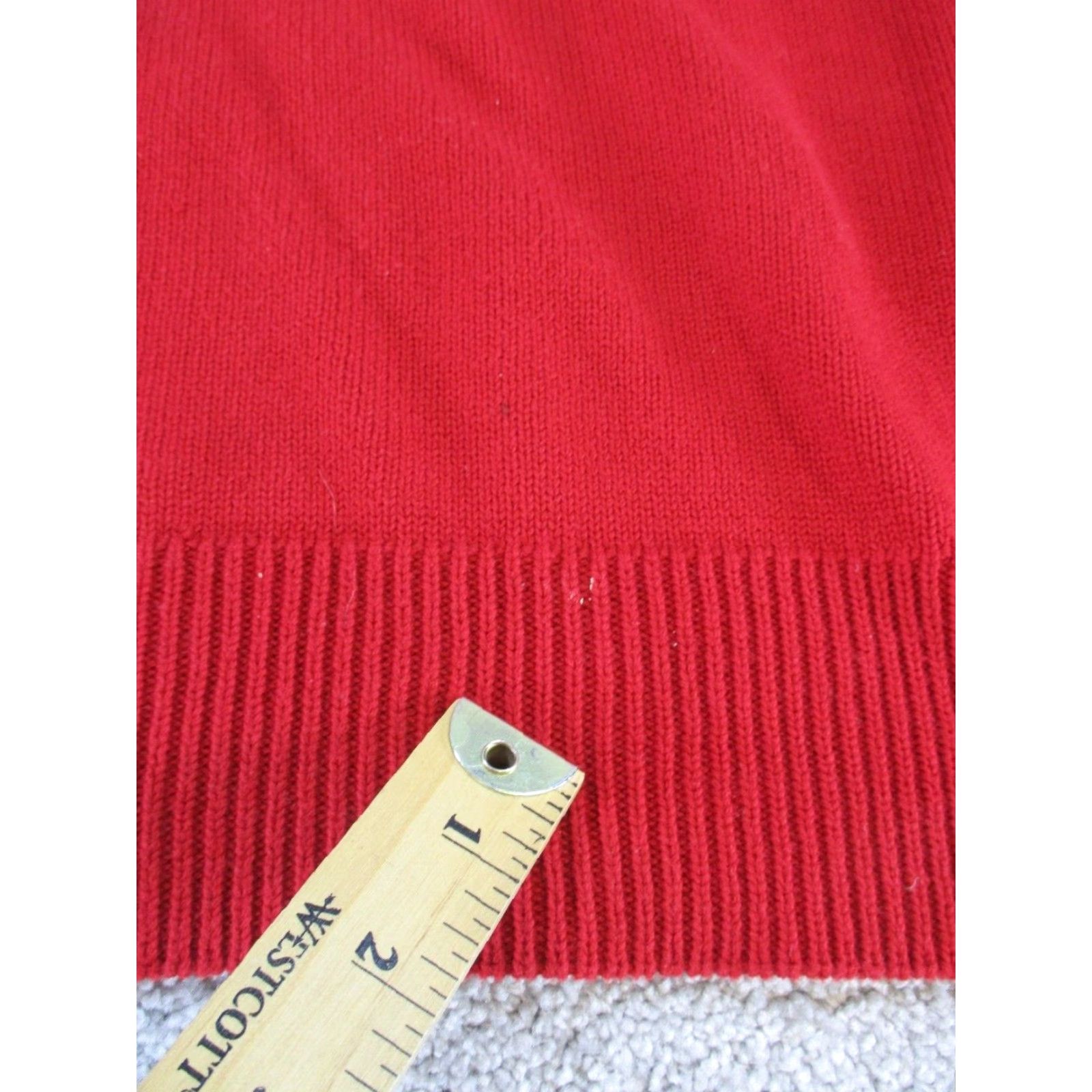 Ralph Lauren VINTAGE Lauren Ralph Lauren Sweater Mens Medium Red Cotton Pullover Long Sleeve Mock Neck Solid Size US M / EU 48-50 / 2 - 5 Thumbnail
