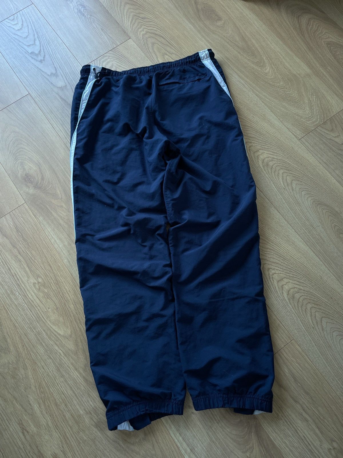 Nike × Vintage Vintage Y2K Nike Navy Blue Trackpants Size US 36 / EU 52 - 2 Thumbnail