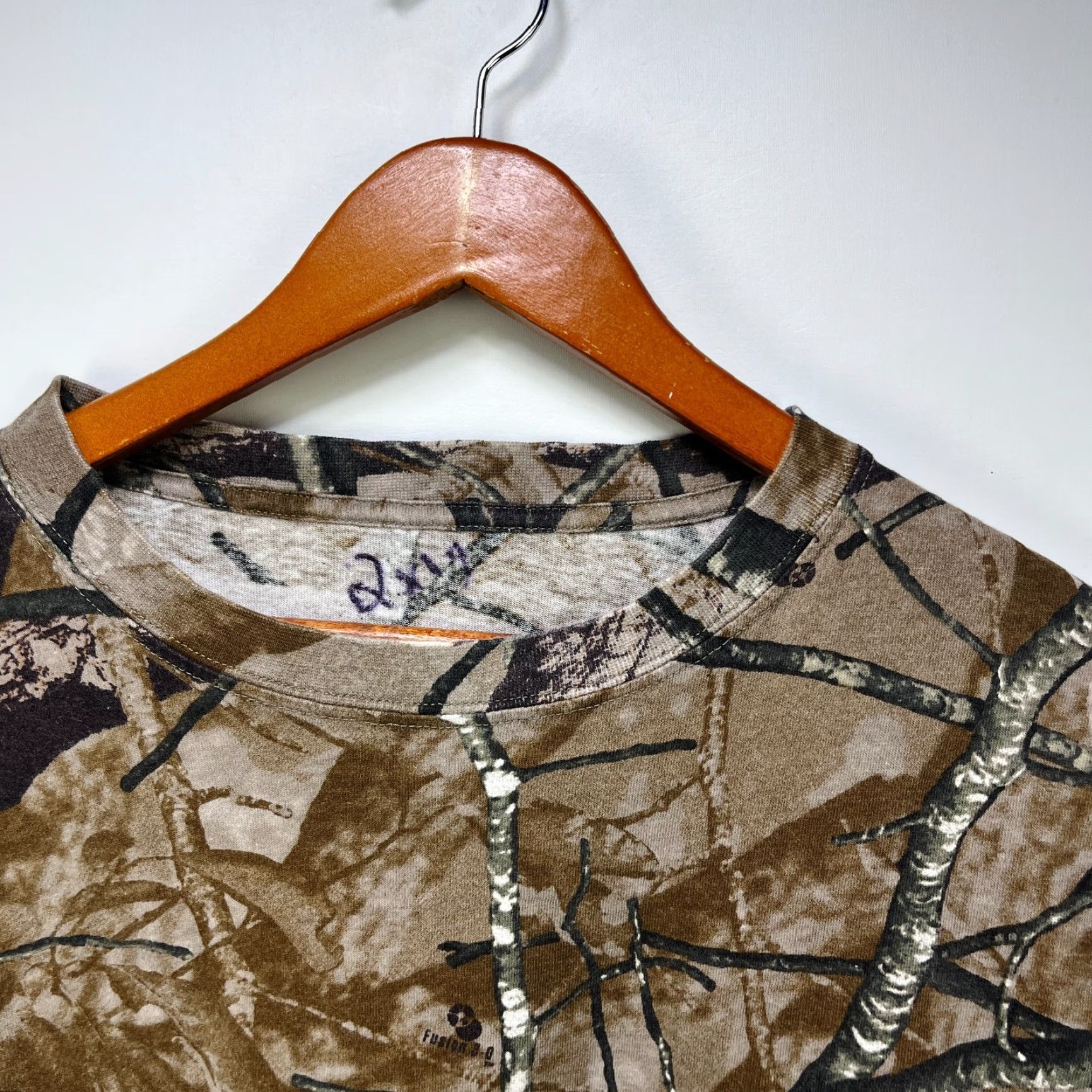 Realtree VINTAGE Realtree Camo Long Sleeve Shirt 2XL Mens Camouflage Knit Cotton 90s Pockets Logo Regular Crew Neck Shirts Size US XXL / EU 58 / 5 - 3 Thumbnail