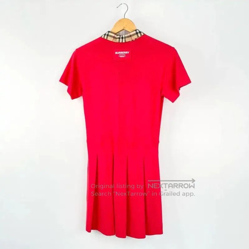 Other Burberry Summer Red Short Sleeve Dress. Size XS / US 0-2 / IT 36-38 - 2 Thumbnail