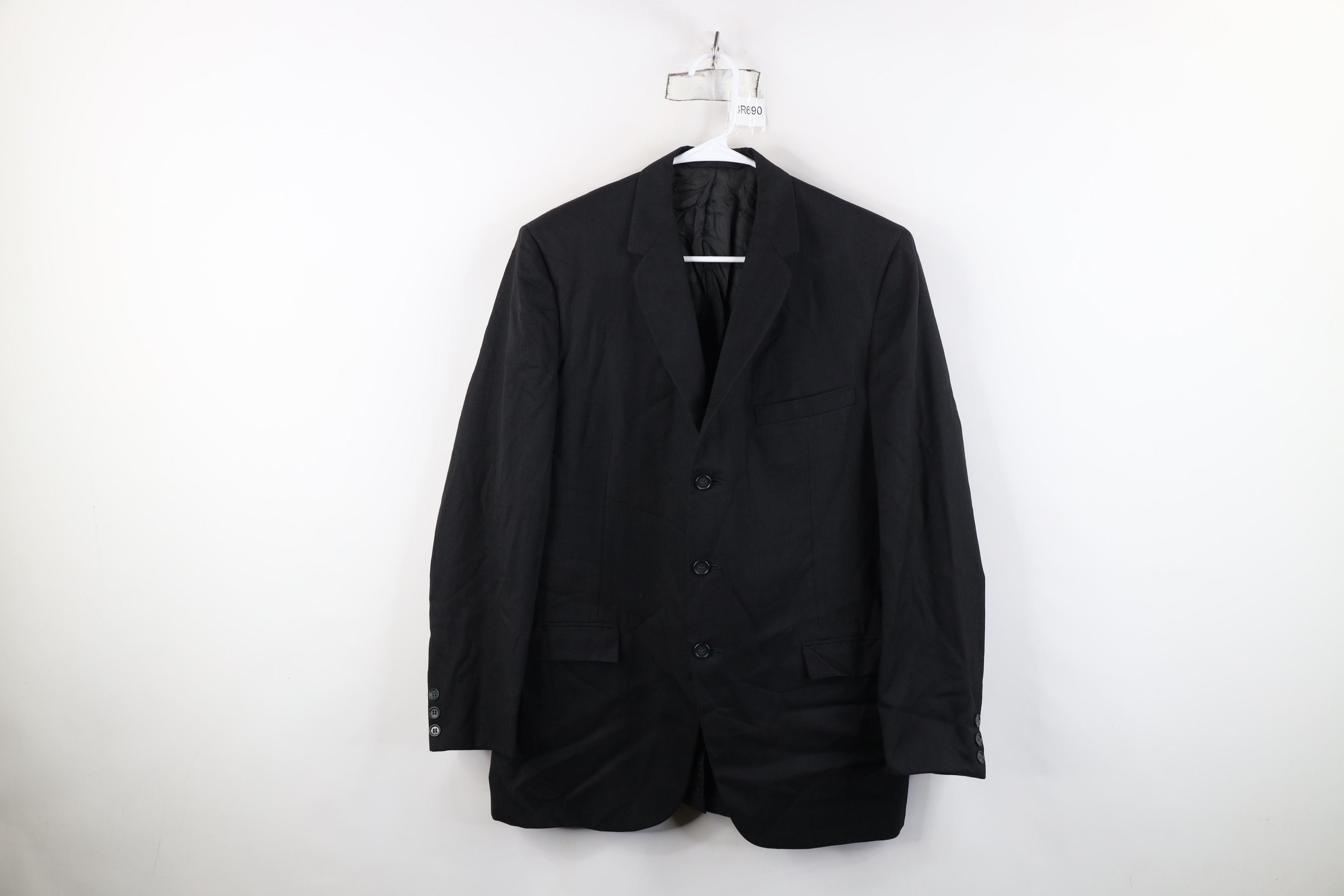 Vintage Vintage 60s Streetwear Suit Coat Blazer Jacket Black USA Size US L / EU 52-54 / 3 - 1 Thumbnail