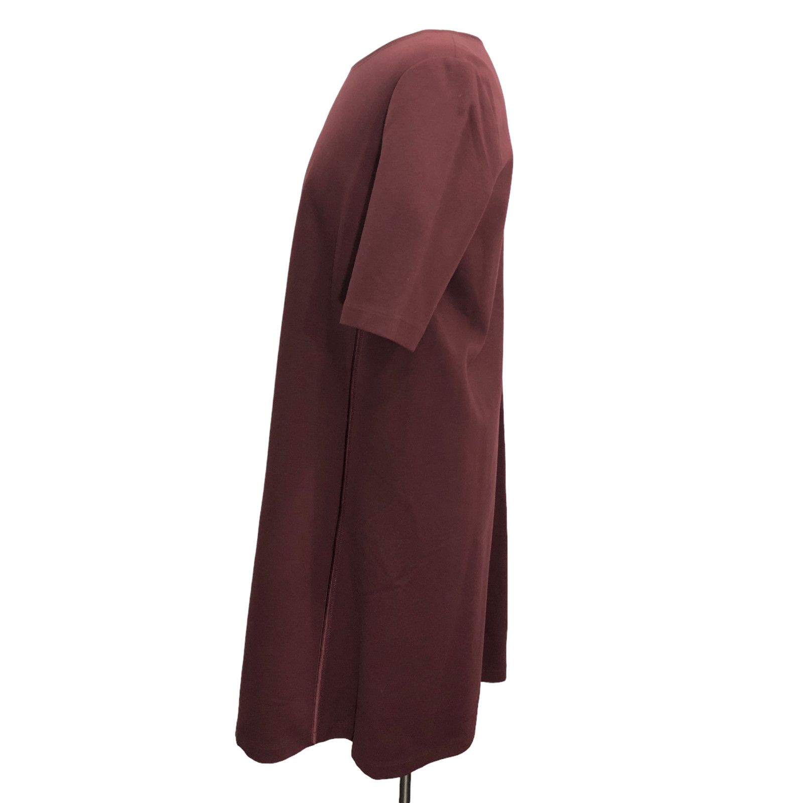Lafayette 148 Lafayette 148 Size M Dress Shift Burgundy Back Zip Ponte Size M / US 6-8 / IT 42-44 - 15 Thumbnail
