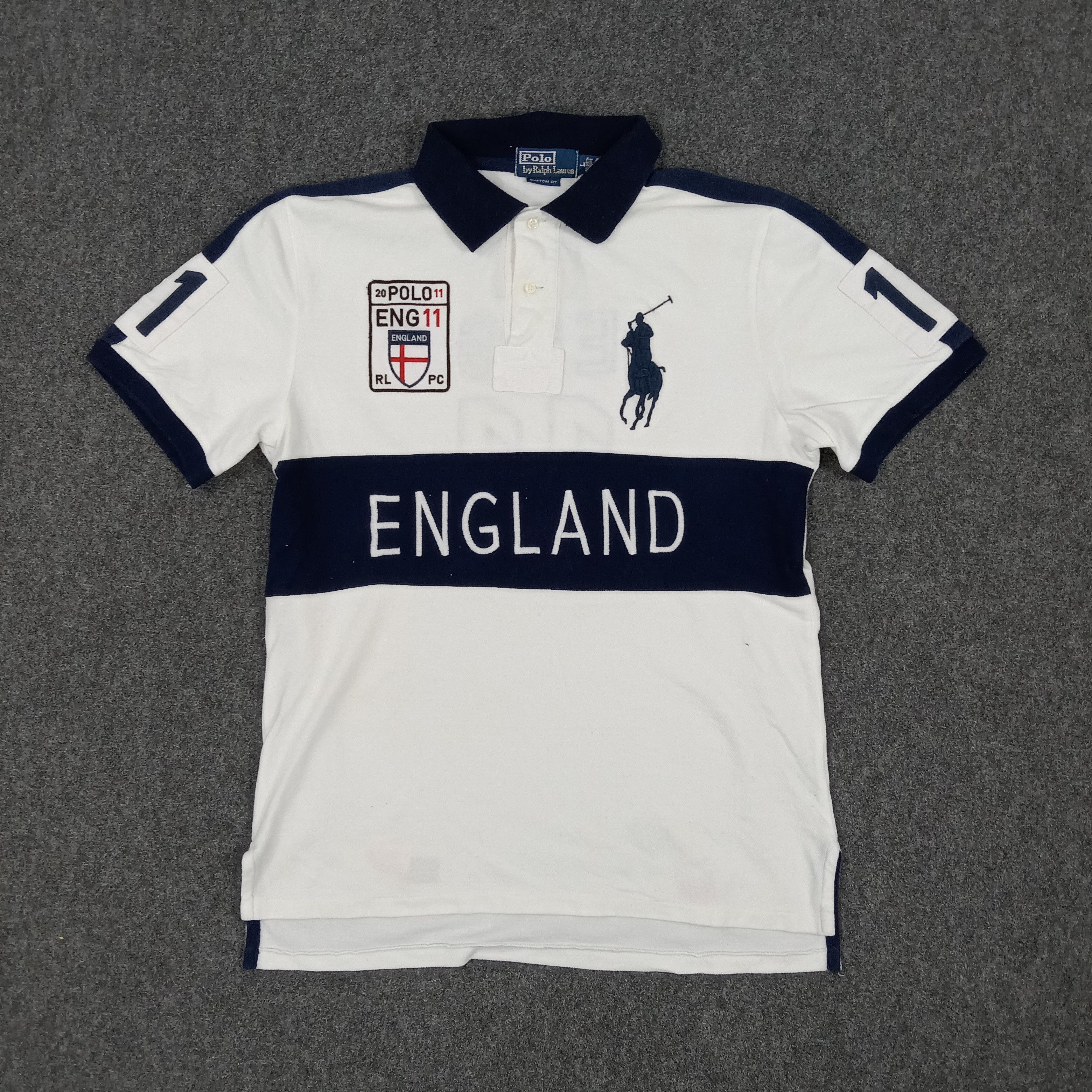 Polo Ralph Lauren × Vintage Polo by Ralph Lauren England Designer Polos Size US M / EU 48-50 / 2 - 1 Thumbnail