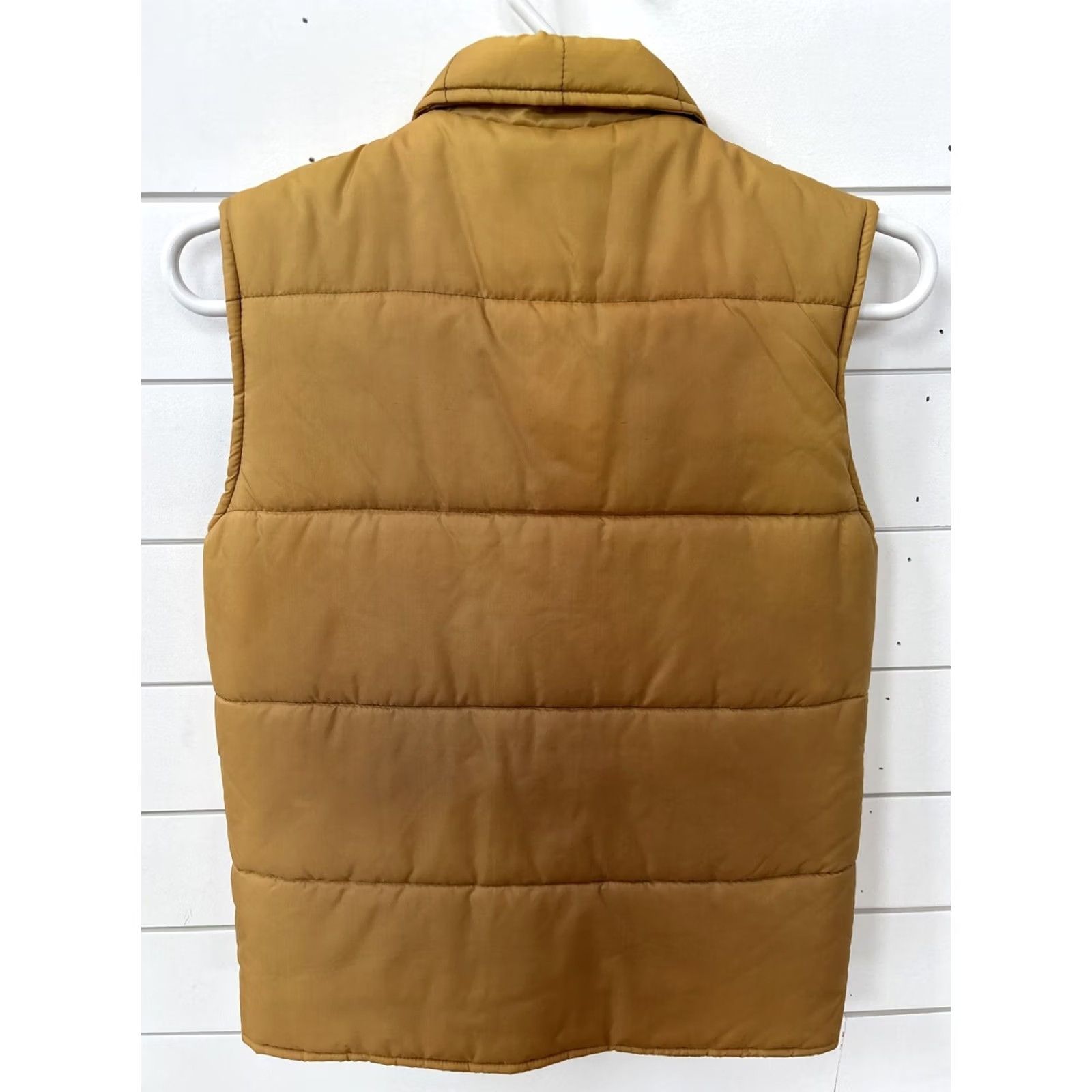 Lumberjack VTG Brewster Stihl Vest Mens Small Down Puffer Nylon Beige Bodied Logging Workwear Casual Shirt? Size US S / EU 44-46 / 1 - 4 Thumbnail