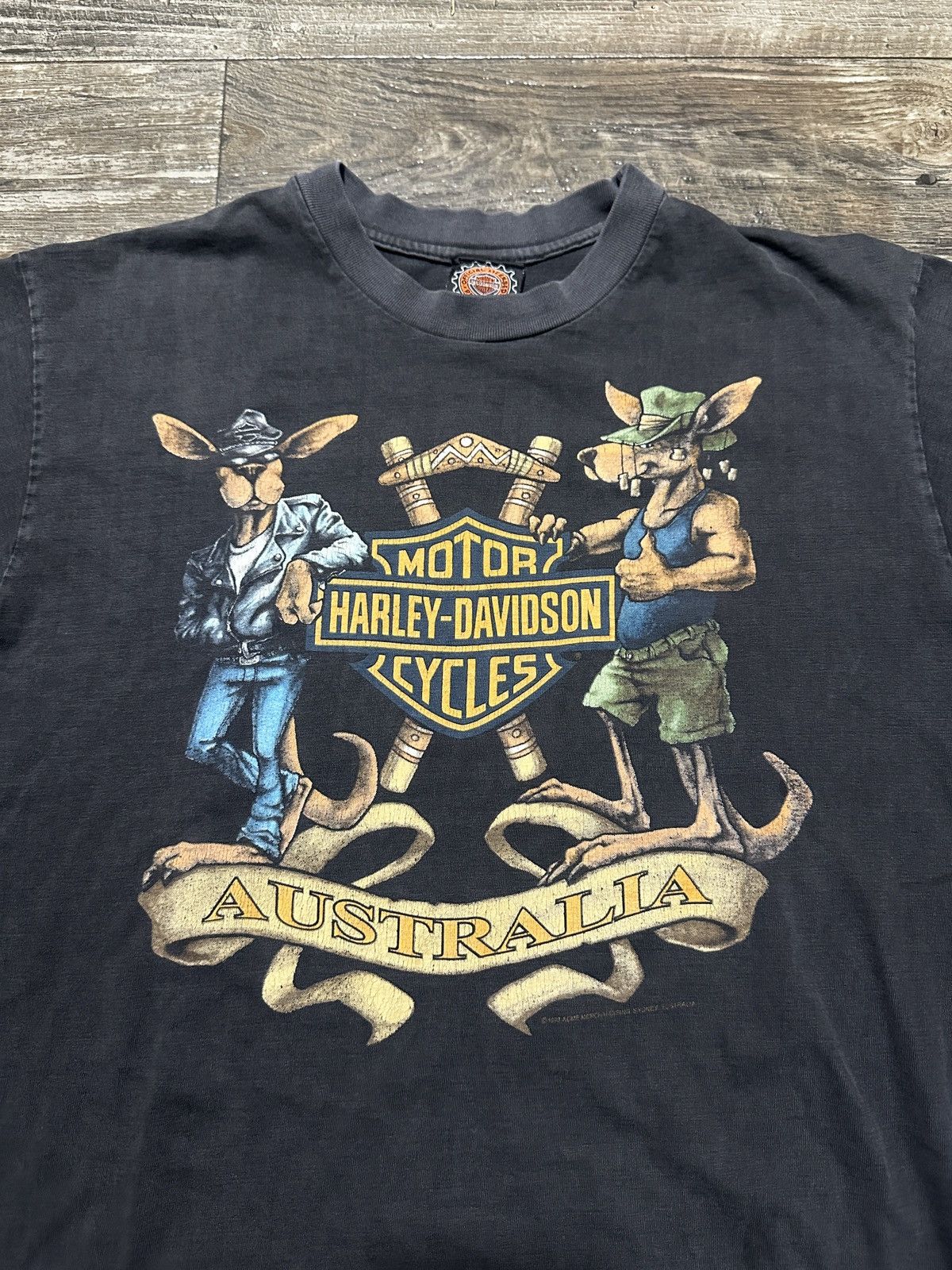 Harley Davidson 1998 Harley Davidson Australia T-Shirt Size US L / EU 52-54 / 3 - 1 Thumbnail