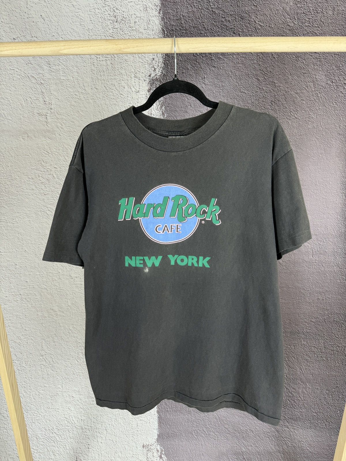 Hard Rock Cafe Hard Rock Cafe New York vintage 90s made in USA tee Oneita Size US XL / EU 56 / 4 - 1 Thumbnail