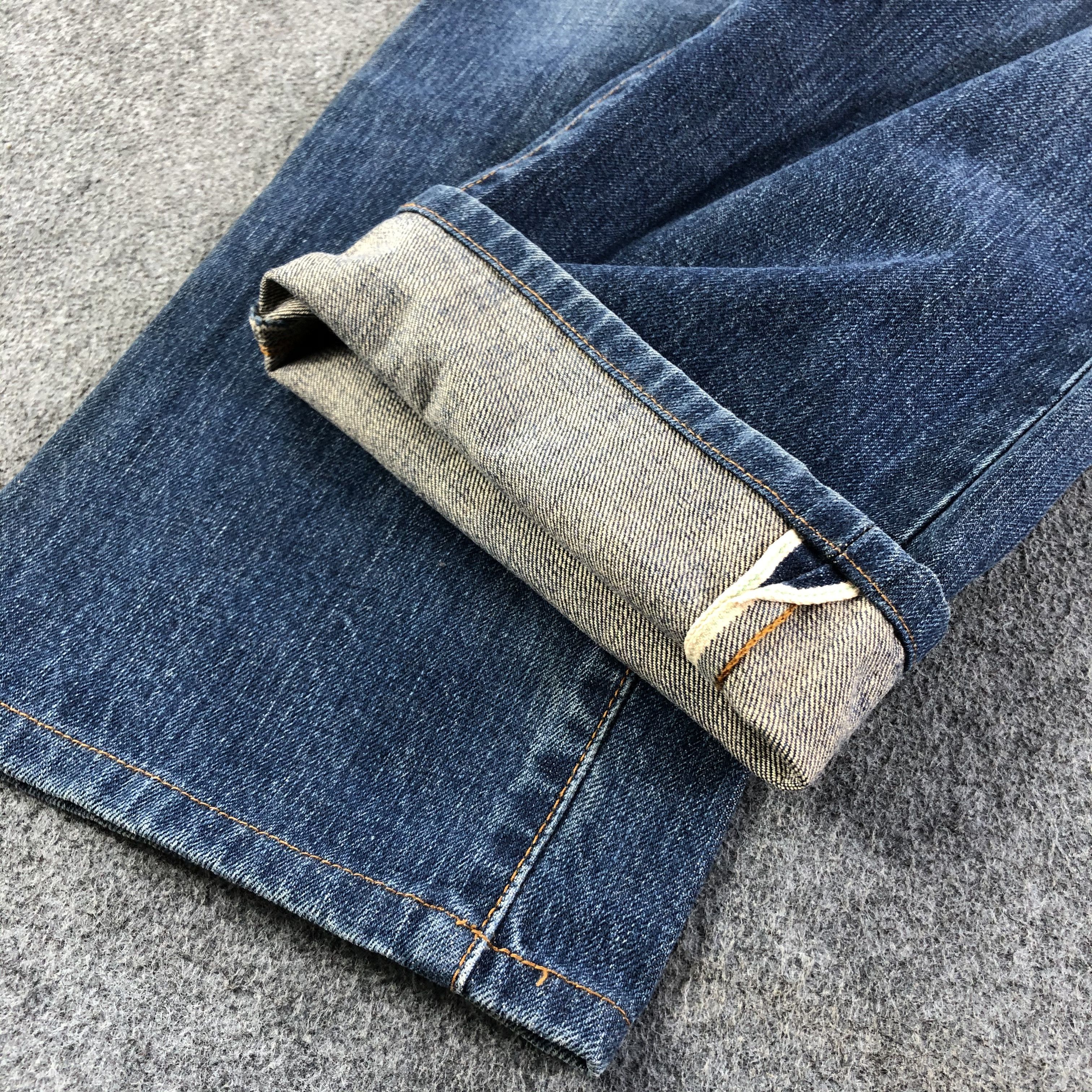Japanese Brand Uniqlo Selvedge Jeans Blue Wash Jeans -J2858 Size US 32 / EU 48 - 7 Thumbnail