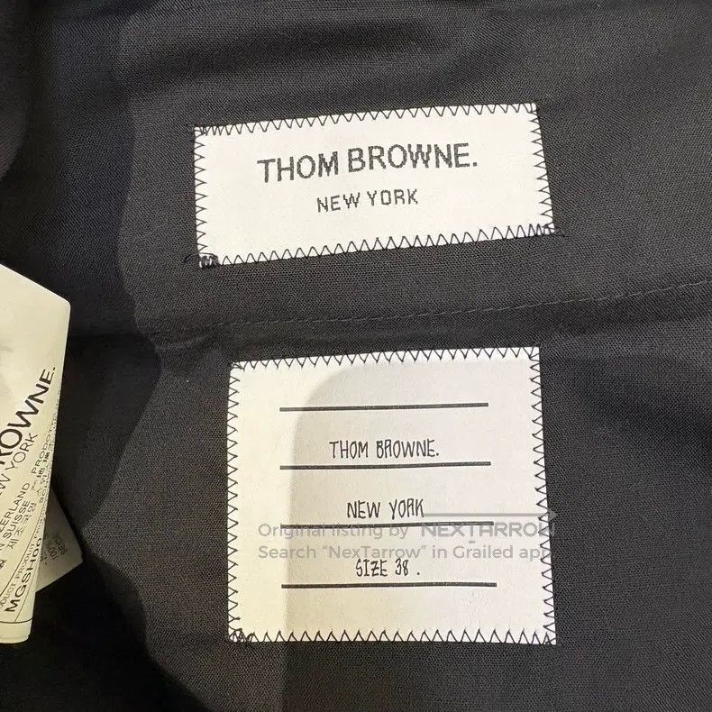 Thom Browne Thom Browne Classic Trousers - Dark Gray Size 25" / US 0 / IT 36 - 7 Thumbnail
