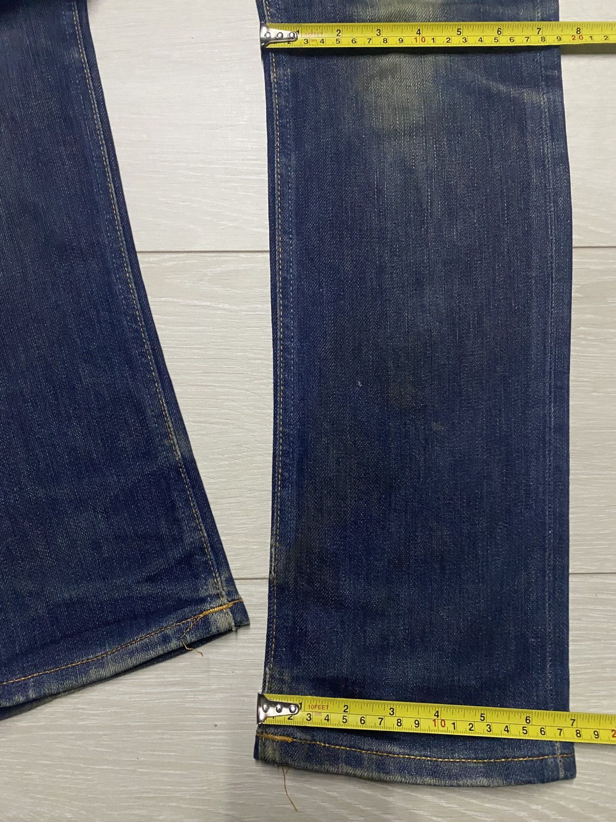 Nudie Jeans Nudie Nj 1495 Mud Wash Distresses Slim Fit Jeans Size US 29 - 19 Thumbnail
