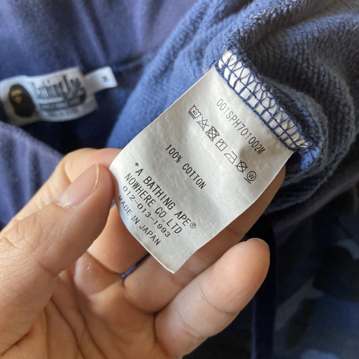 Bape A Bathing Ape Bape OG 1st Blue Camo Sweat Shorts AOP Size M Size US 32 / EU 48 - 5 Thumbnail