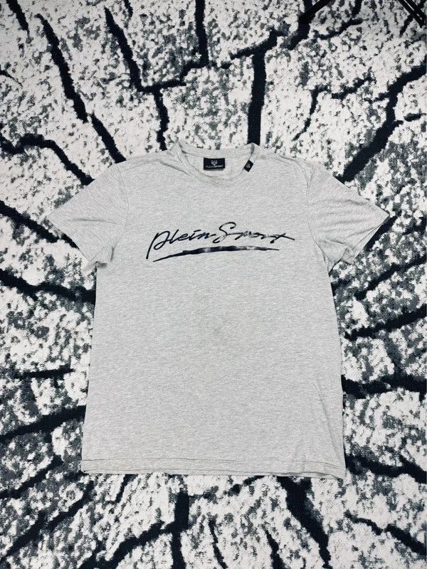 Philipp Plein Philipp Plein gray logo T-shirt M Size US M / EU 48-50 / 2 - 1 Thumbnail