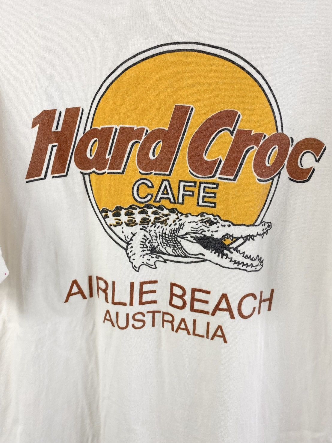 Hard Rock Cafe Vintage Hard Croc Cafe Graphic Funny Tee Size US XXL / EU 58 / 5 - 2 Thumbnail