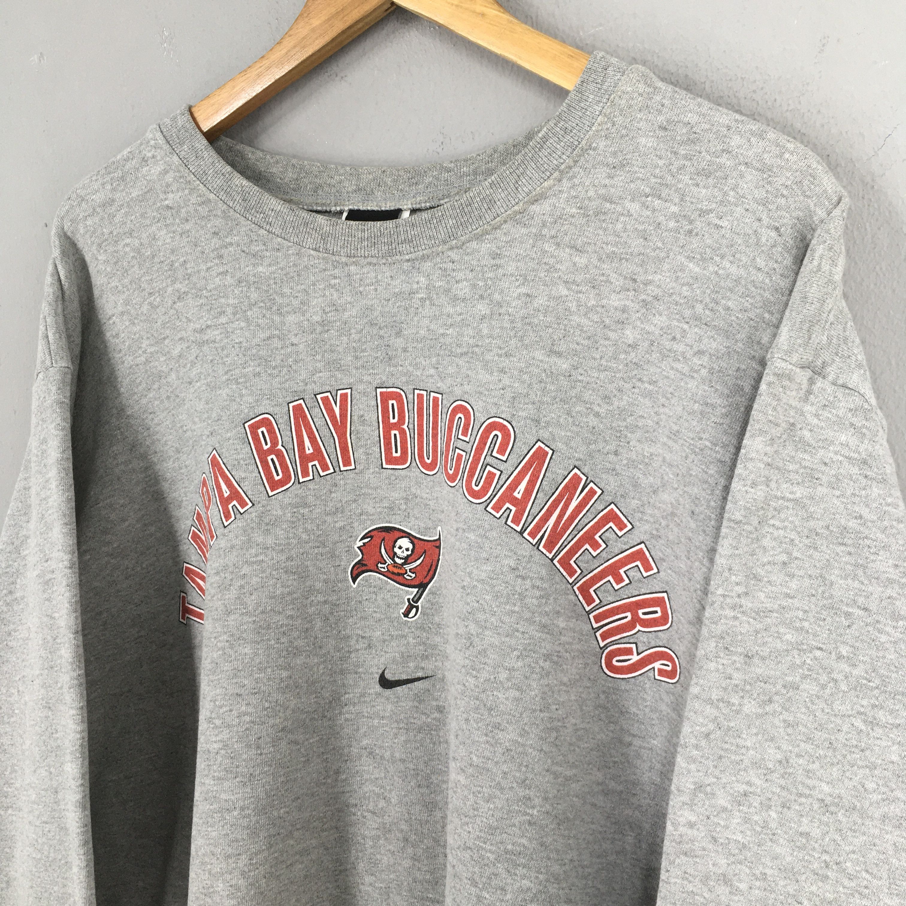 NFL Vintage Nike Tampa Bay Buccaneers NFL Gray Sweatshirt 2XL Size US XXL / EU 58 / 5 - 3 Thumbnail