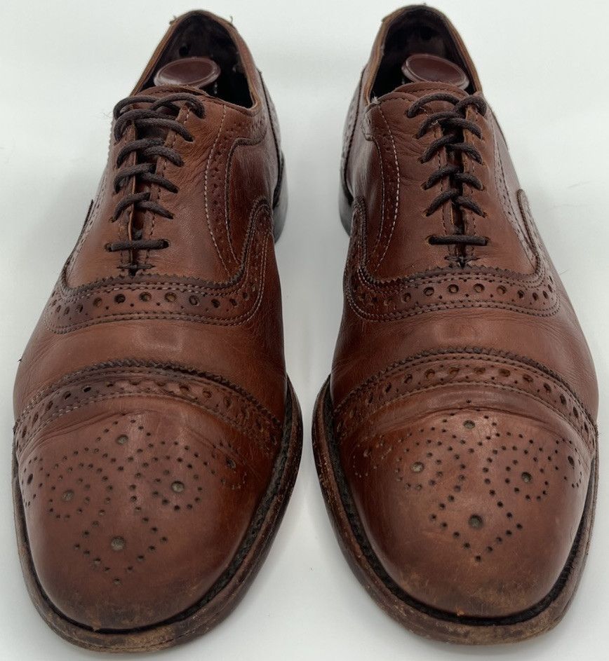 Allen Edmonds Allen Edmonds The BARTLETT Oxfords Cognac Brown Leather 8.5D Size US 8.5 / EU 41-42 - 1 Thumbnail