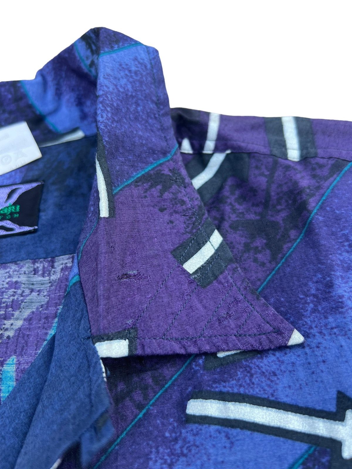 Vintage Vtg 90s Arrston Volaju Japan Abstract Psychedelic Art Shirt Size US L / EU 52-54 / 3 - 7 Thumbnail