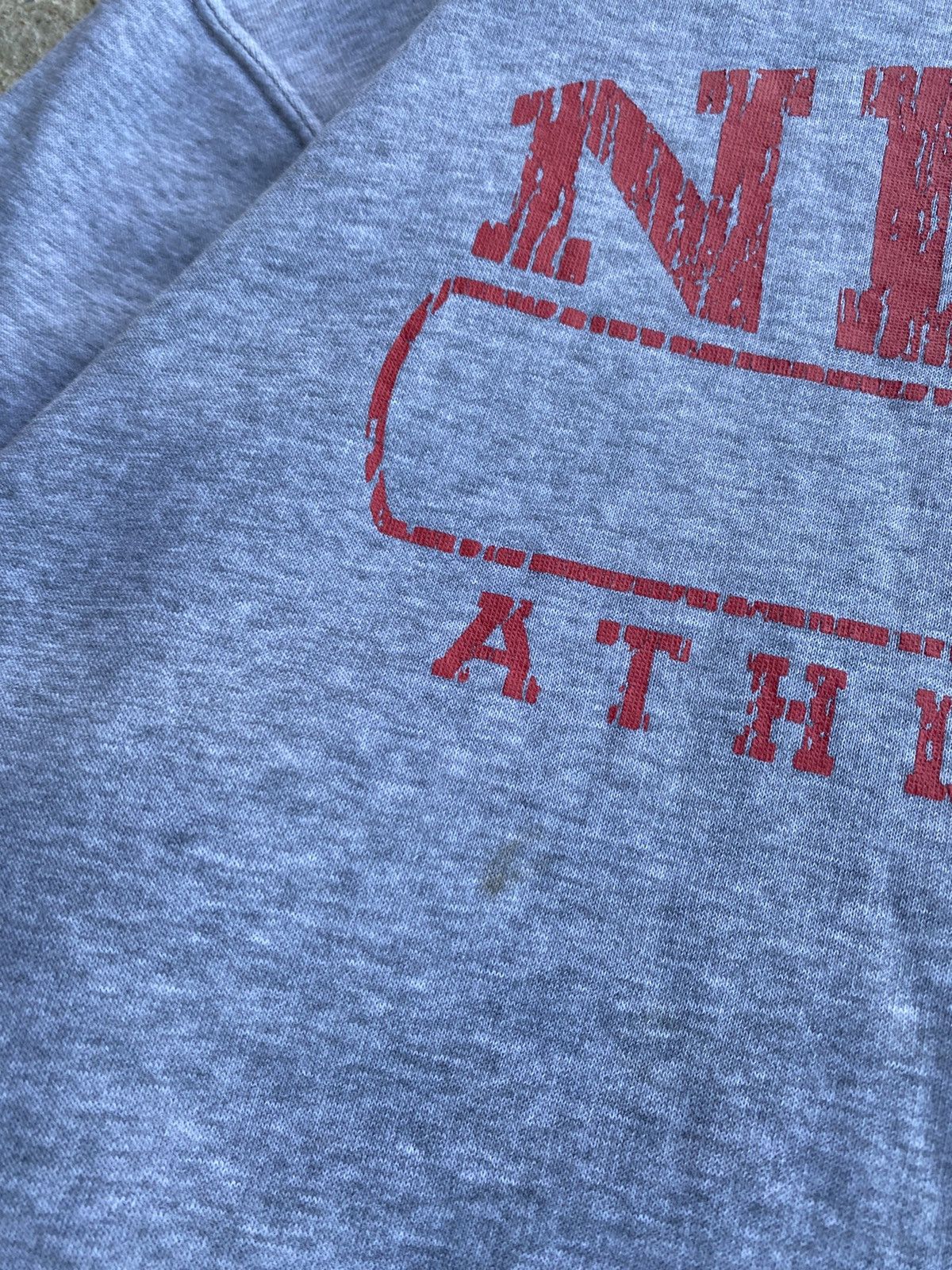 Nike × Vintage Vintage Y2K Nike Grey Hoodie Sweatshirt Size US L / EU 52-54 / 3 - 4 Thumbnail