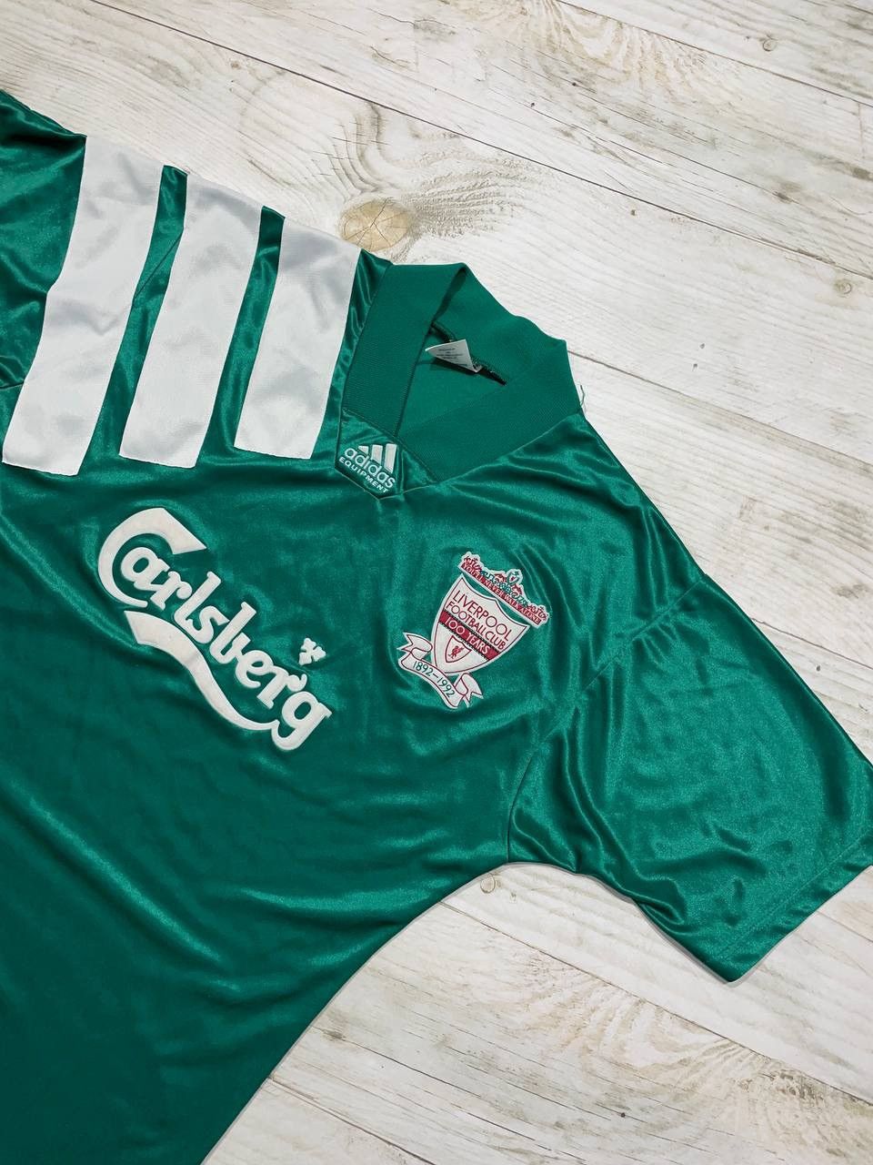 Adidas Vintage Adidas Liverpool 1992 1993 Away Shirt Soccer Jersey Size US M / EU 48-50 / 2 - 2 Thumbnail