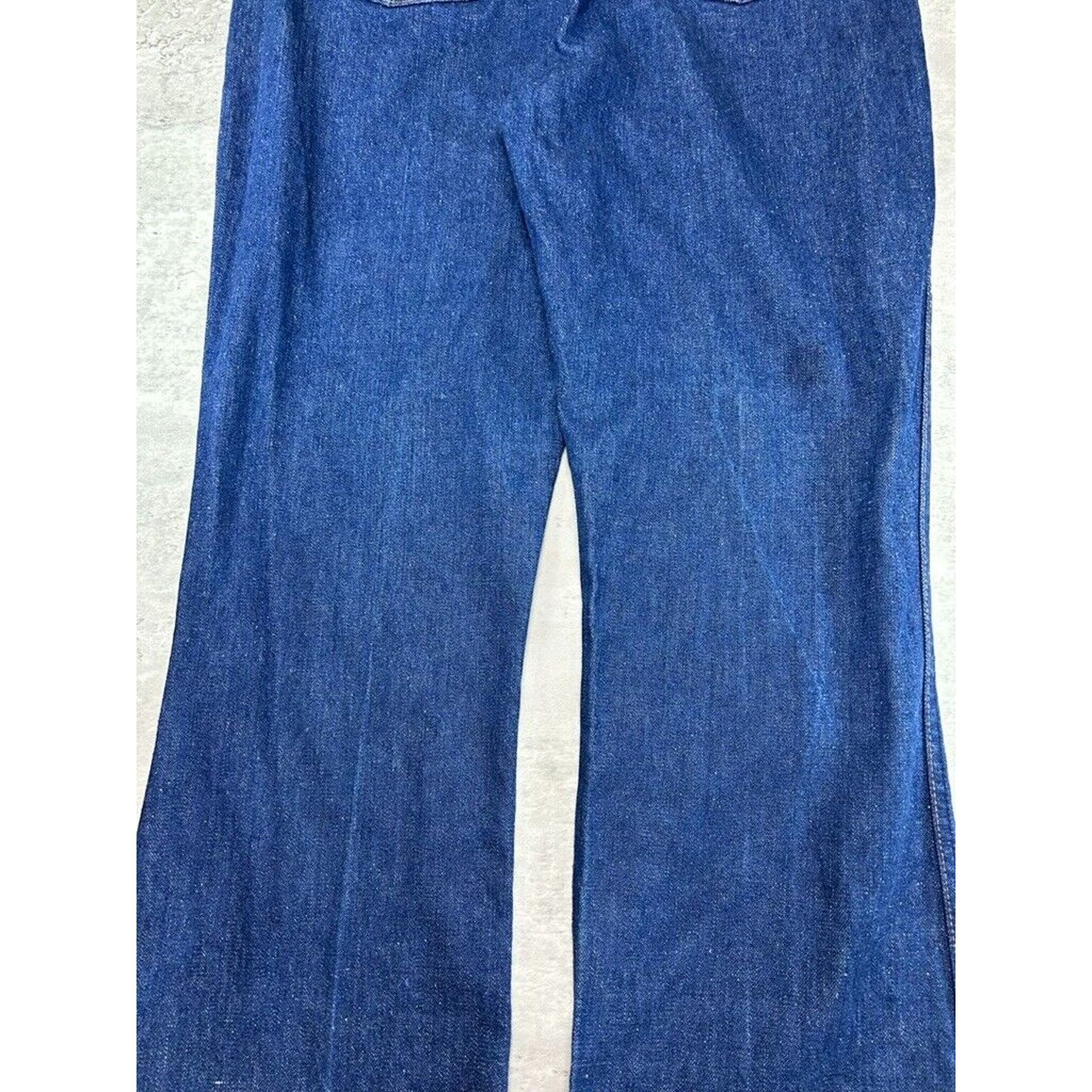 Wrangler Vintage Wrangler Western Dark Wash Straight Denim Pants 37 Size US 37 - 8 Thumbnail