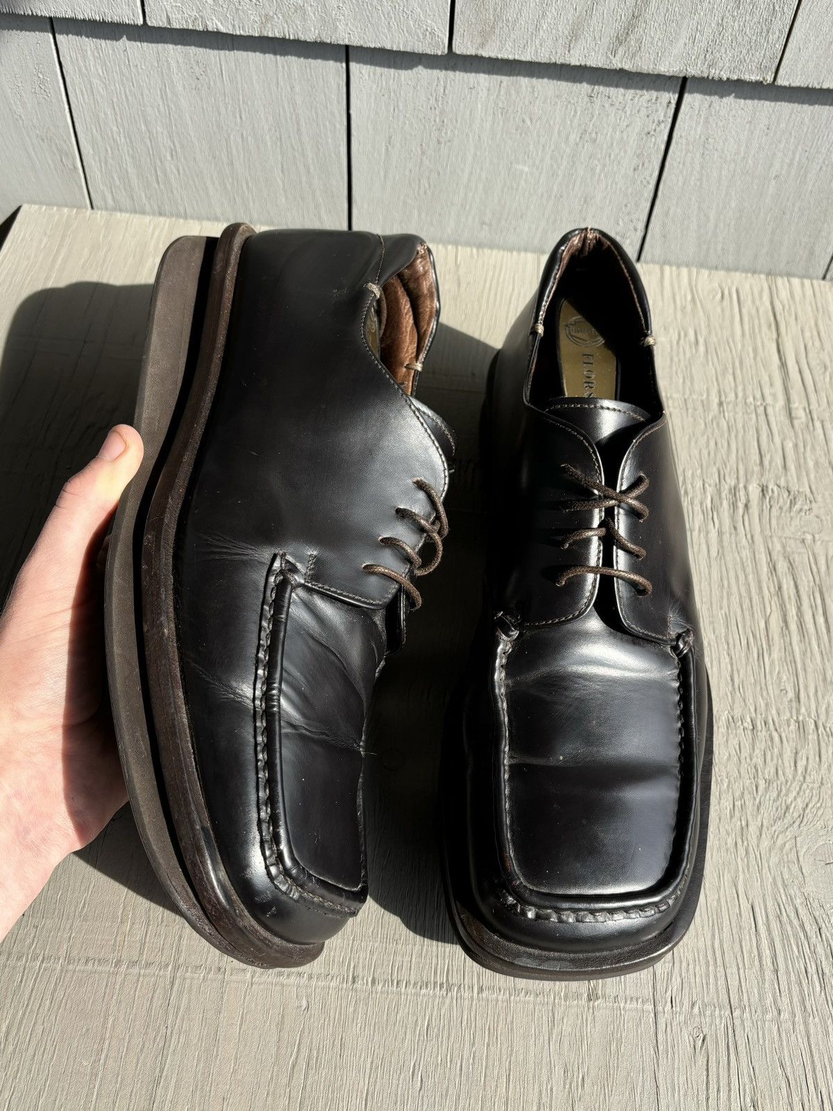 Prada × Vintage S/S 1999 Prada Square Toe Shoe Vintage