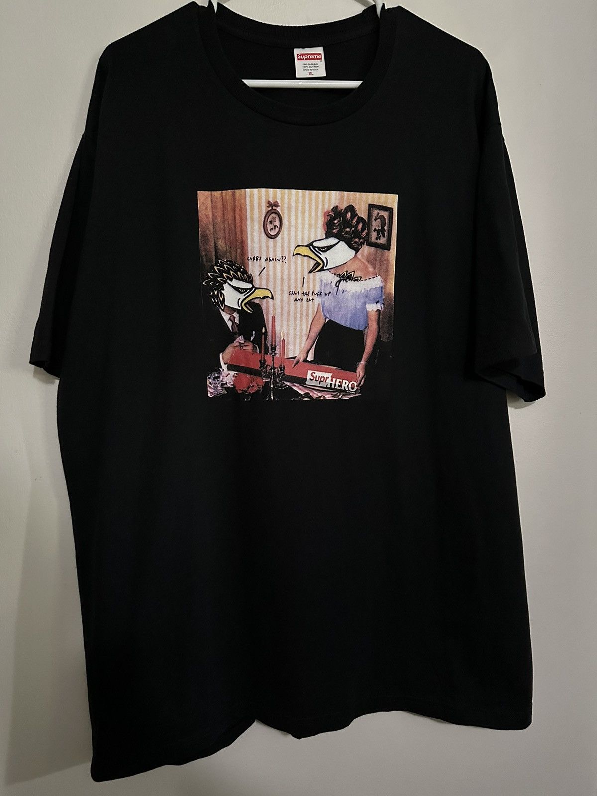 Supreme creeper tee black online