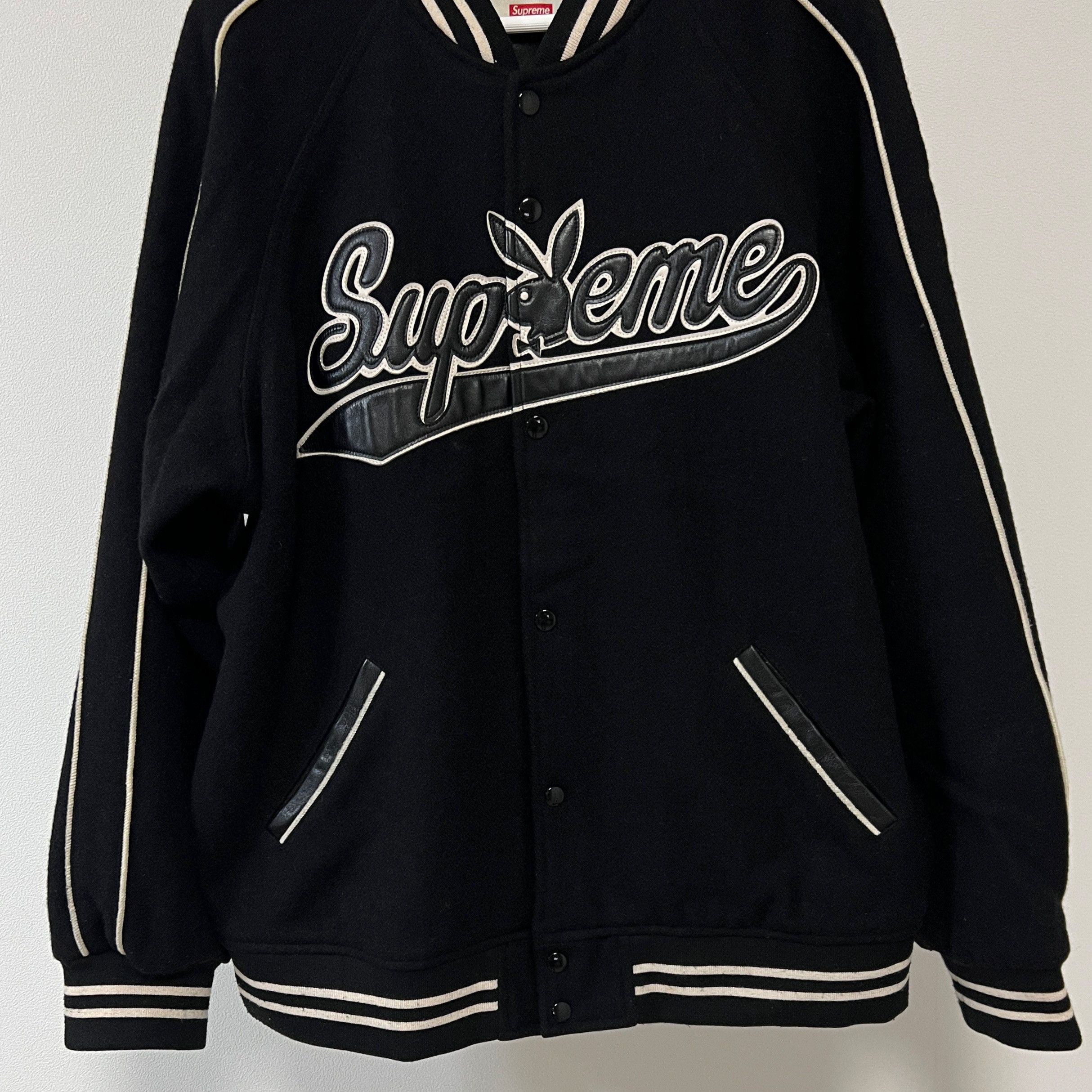 Clothing Supreme Playboy Wool Varsity Jacket Supreme X Playboy