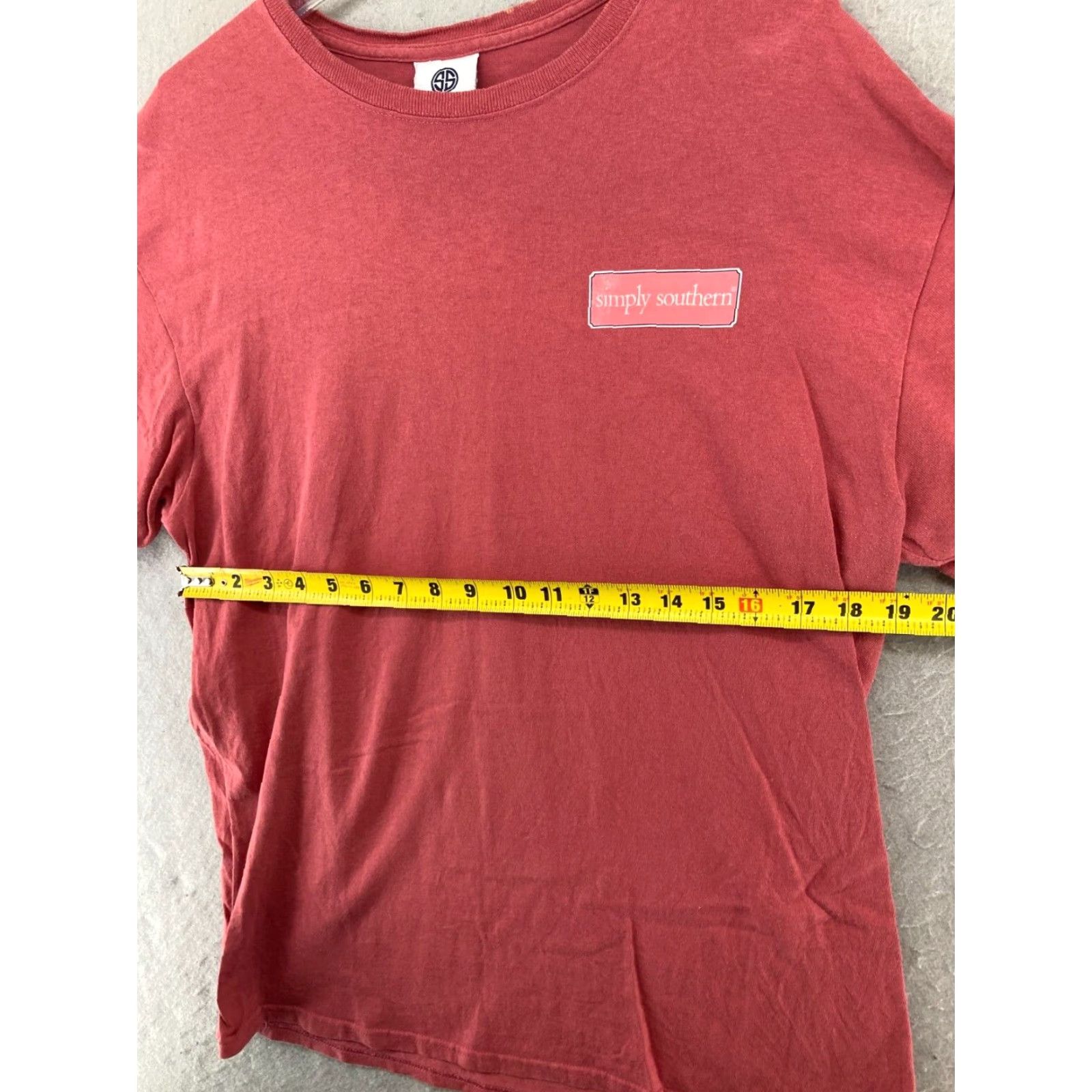 Jeep Simply Southern Women's Graphic T-Shirt Large Red "Not All Who Wander" Jeep Casual Outdoor Preppy Mens Size L / US 10 / IT 46 - 3 Thumbnail