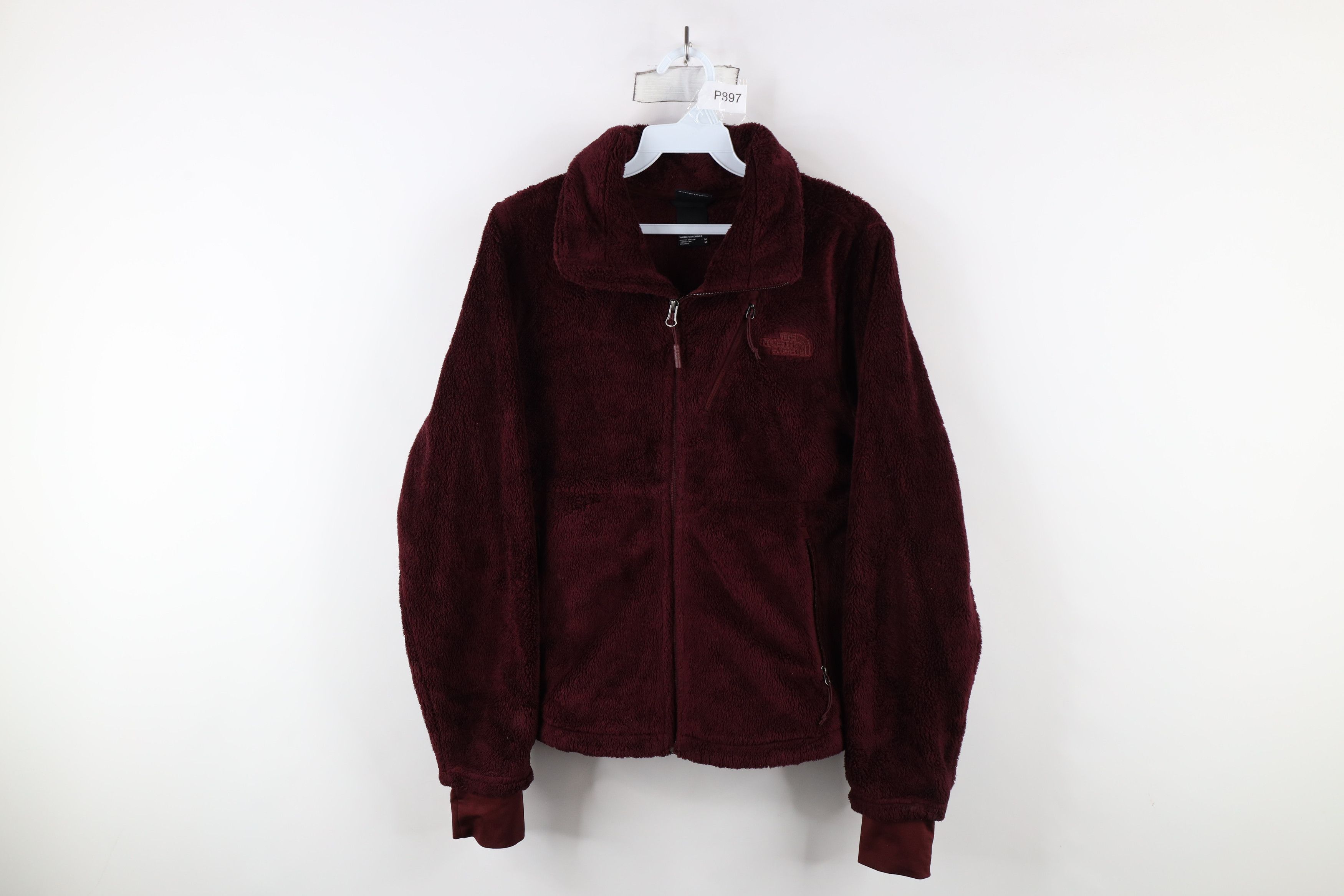 The North Face × Vintage The North Face Spell Osito Flow Fleece Jacket Burgundy Red Size M / US 6-8 / IT 42-44 - 1 Thumbnail