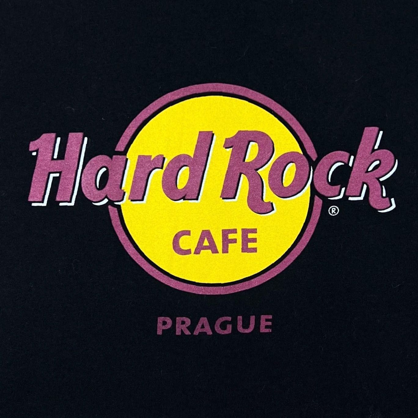Hard Rock Cafe Hard Rock Cafe Prague The Original Tee Souvenir Logo Black T-Shirt Women's Small Womens Small Graphic Front 90s HT30 Size S / US 4 / IT 40 - 2 Thumbnail