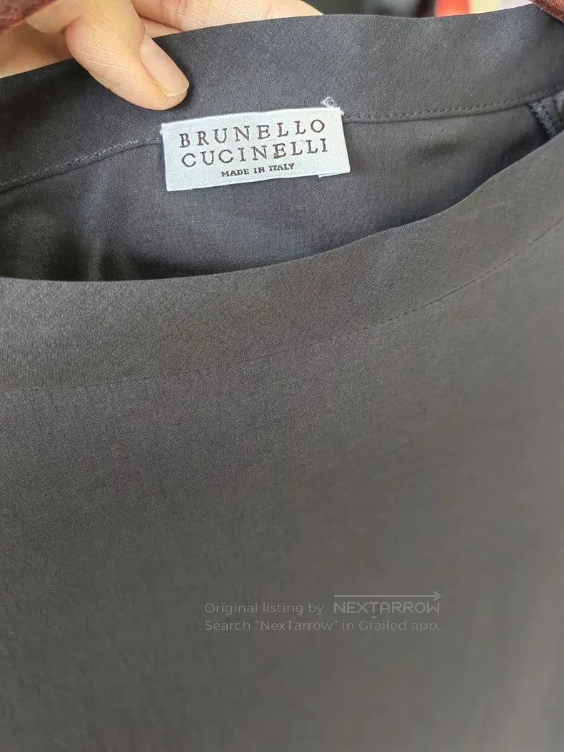 Brunello Cucinelli Brunello Cucinelli Silk Linen Dress Size M / US 6-8 / IT 42-44 - 3 Thumbnail