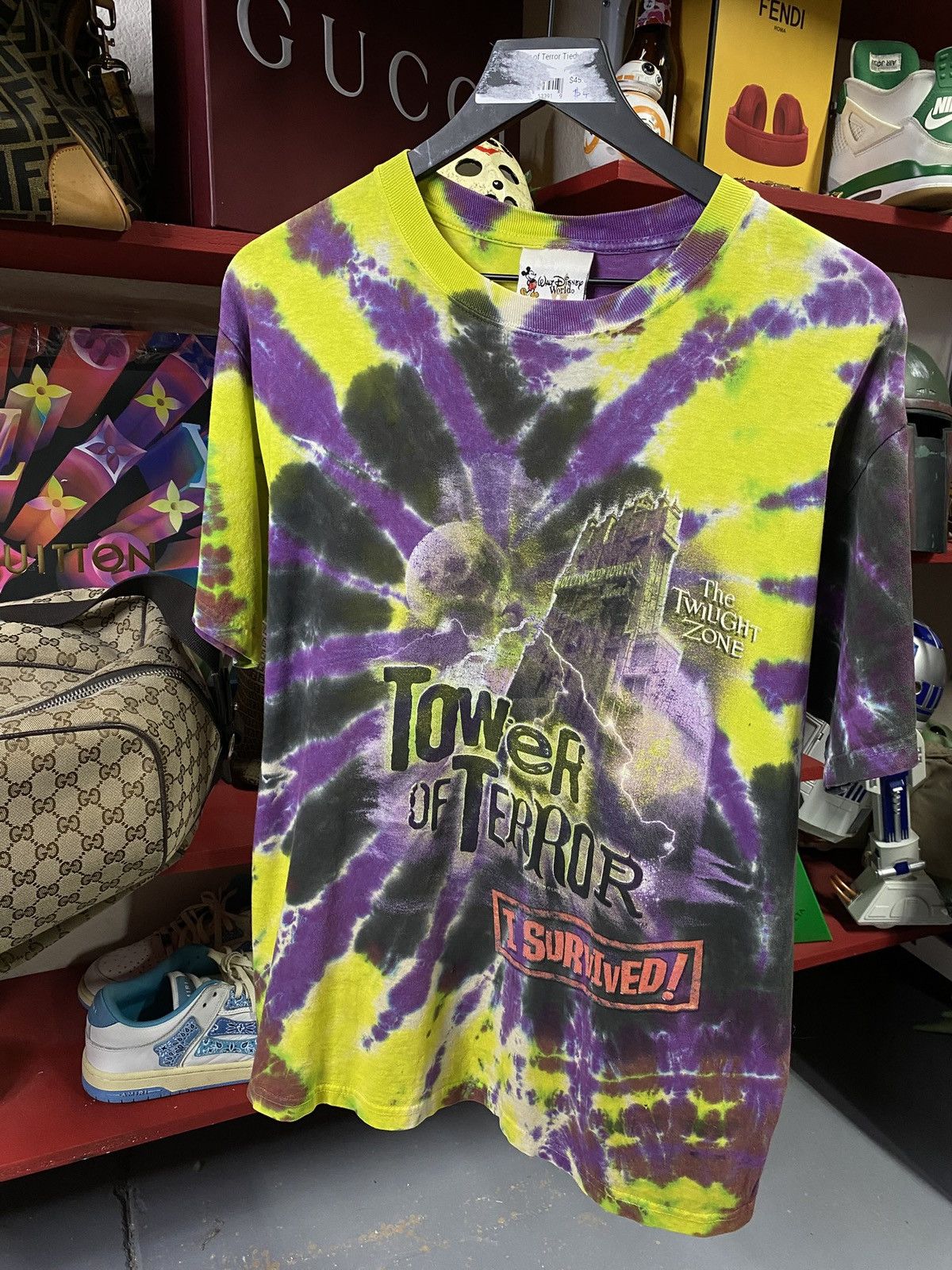 Vintage Vintage Tower of Terror Tiedye T-Shirt vtg Disney Tee Medium Size US M / EU 48-50 / 2 - 6 Thumbnail